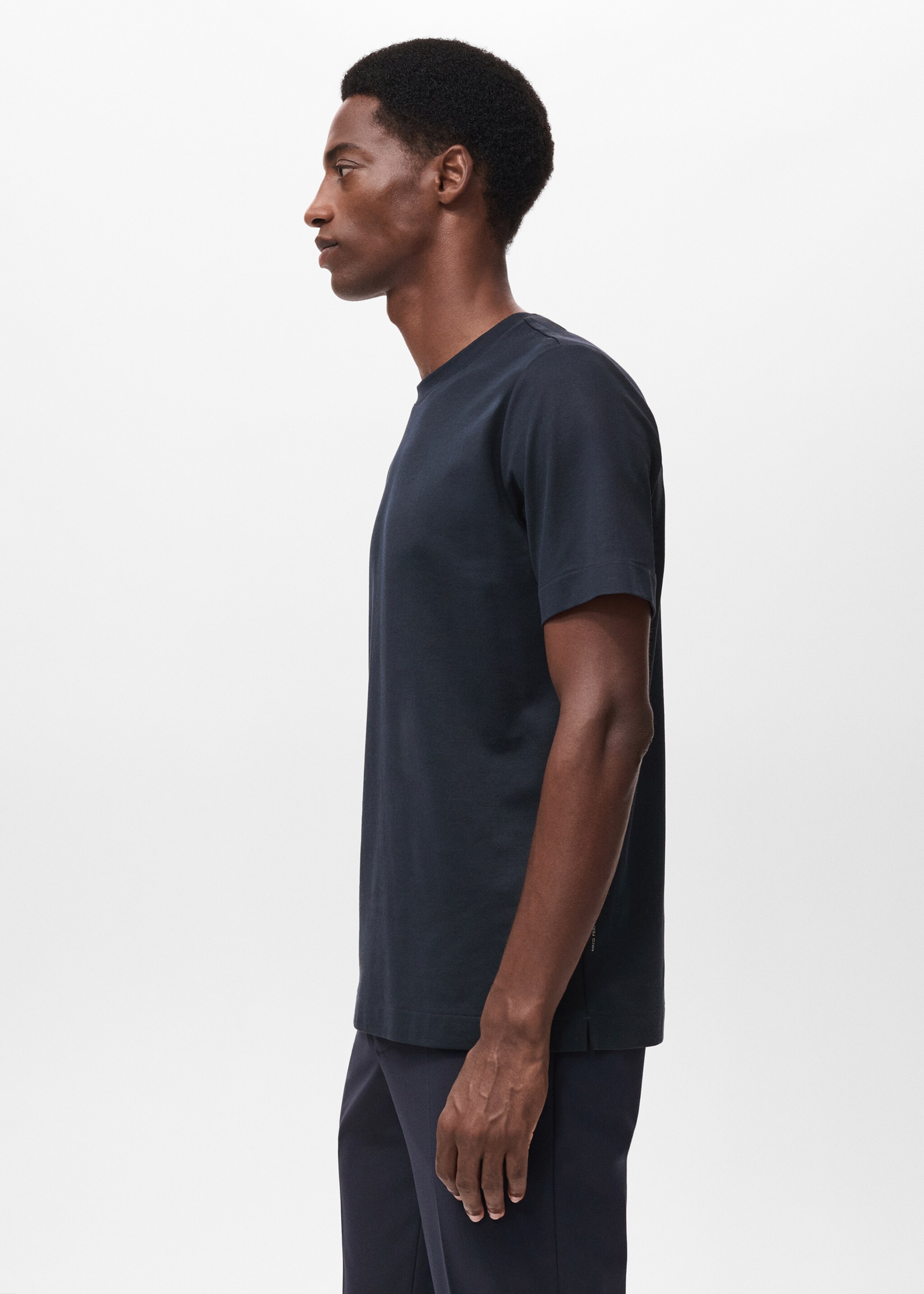 Regular-fit Thermolite® t-shirt - Details of the article 2, Navy. Ref: 17045977-00.