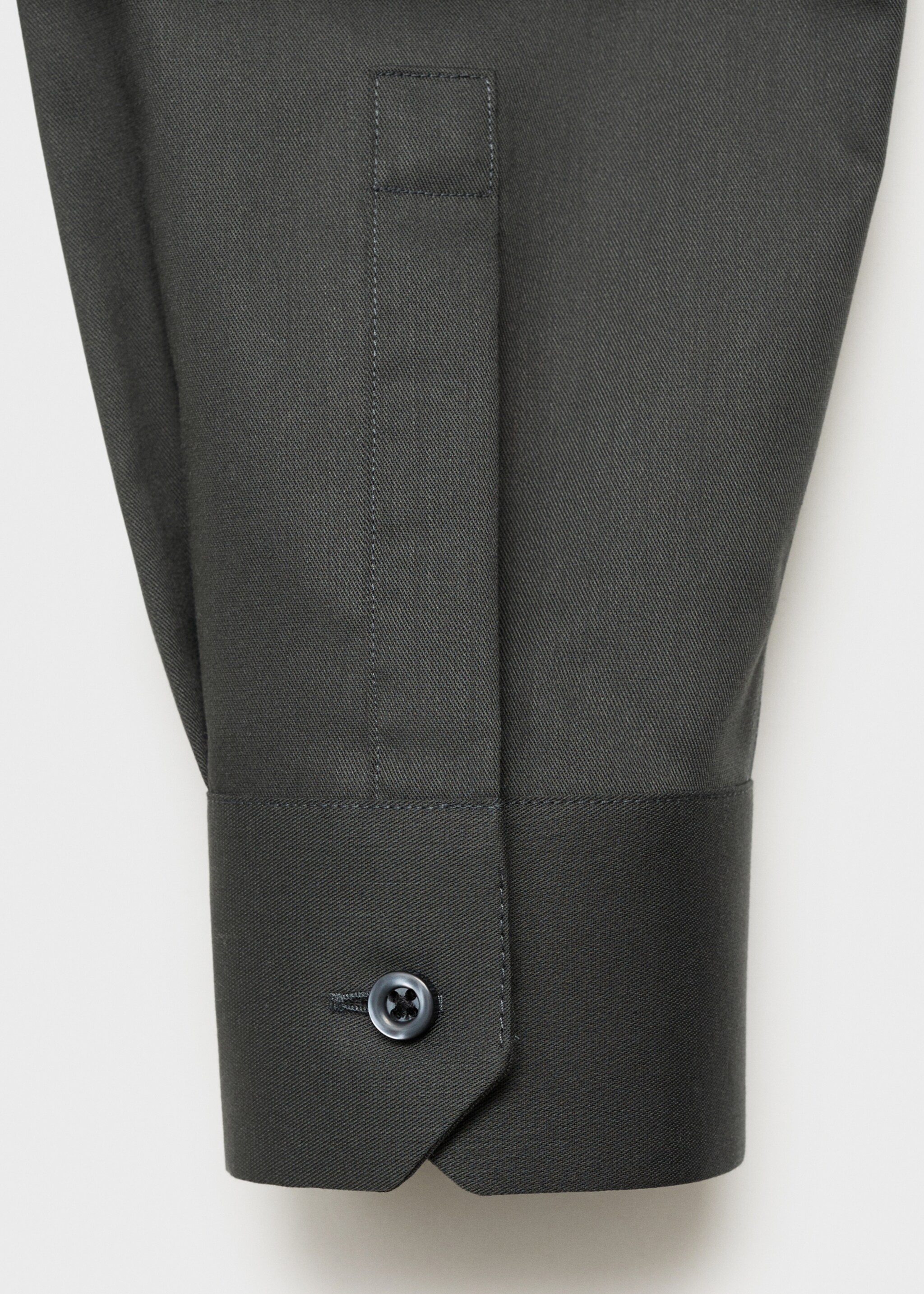 Comfort stretch non-iron shirt - Details of the article 0, Khaki. Ref: 17045980-00.
