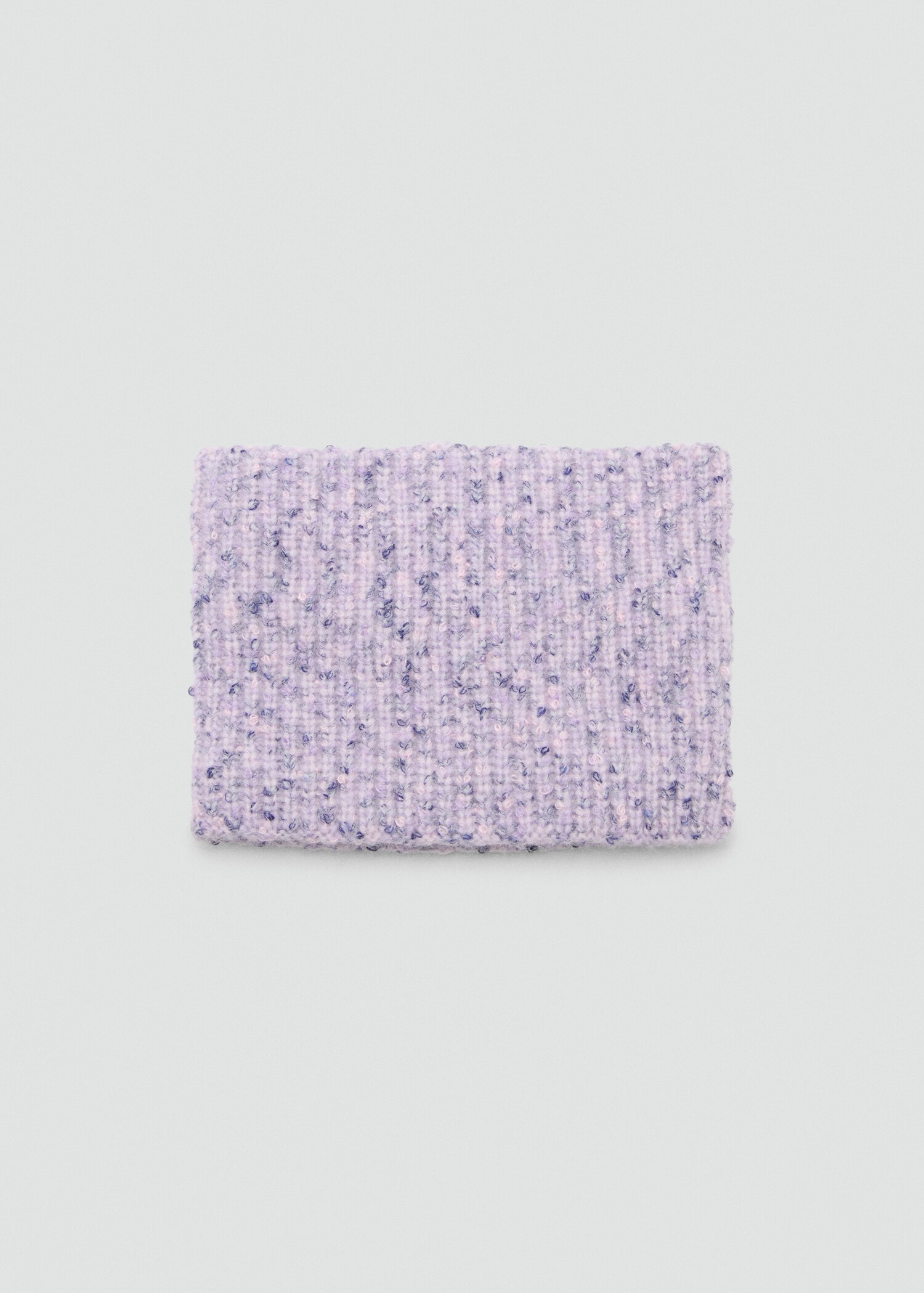 Flecked knit scarf - Article without model