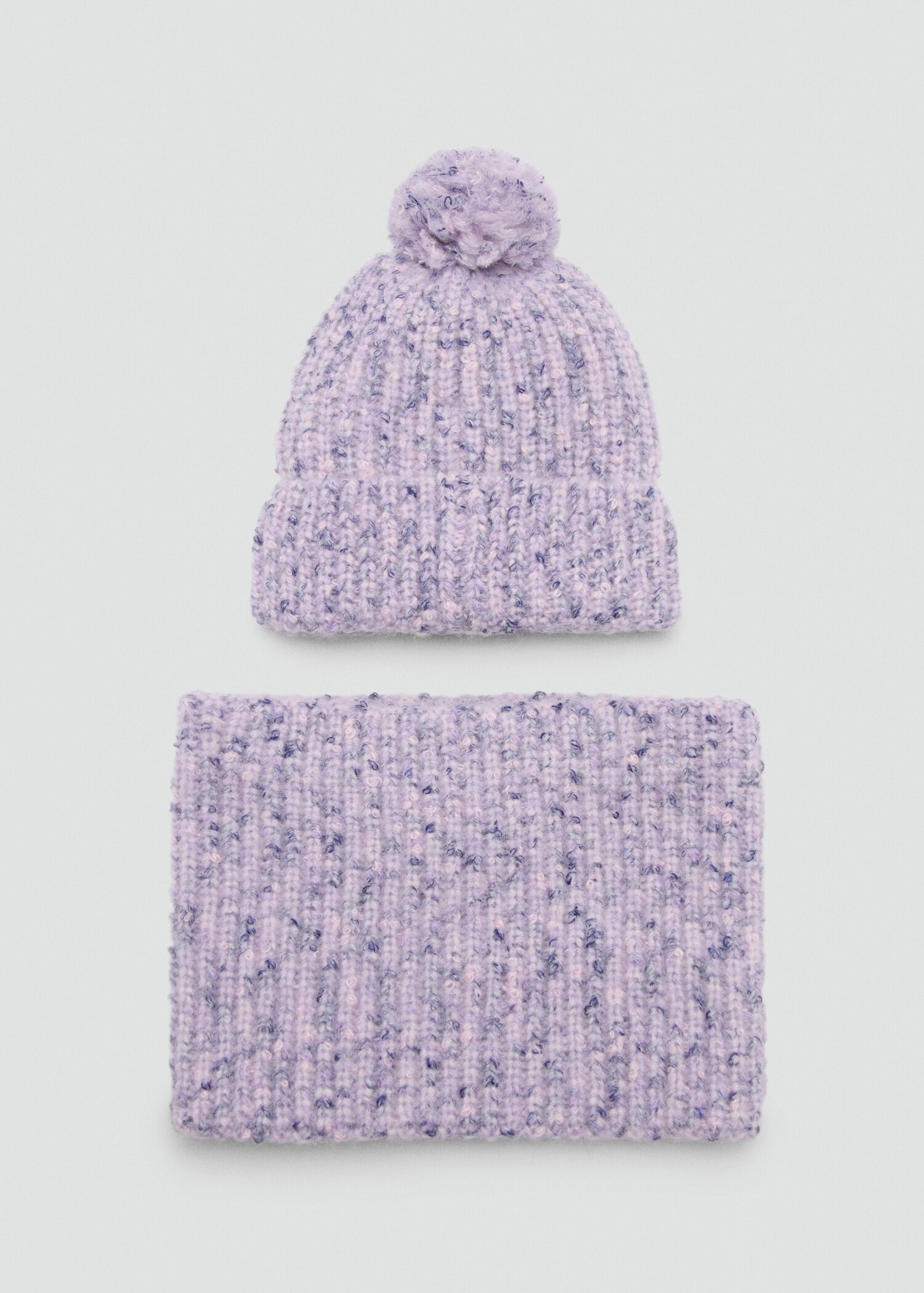 Flecked knit scarf - Details of the article 2