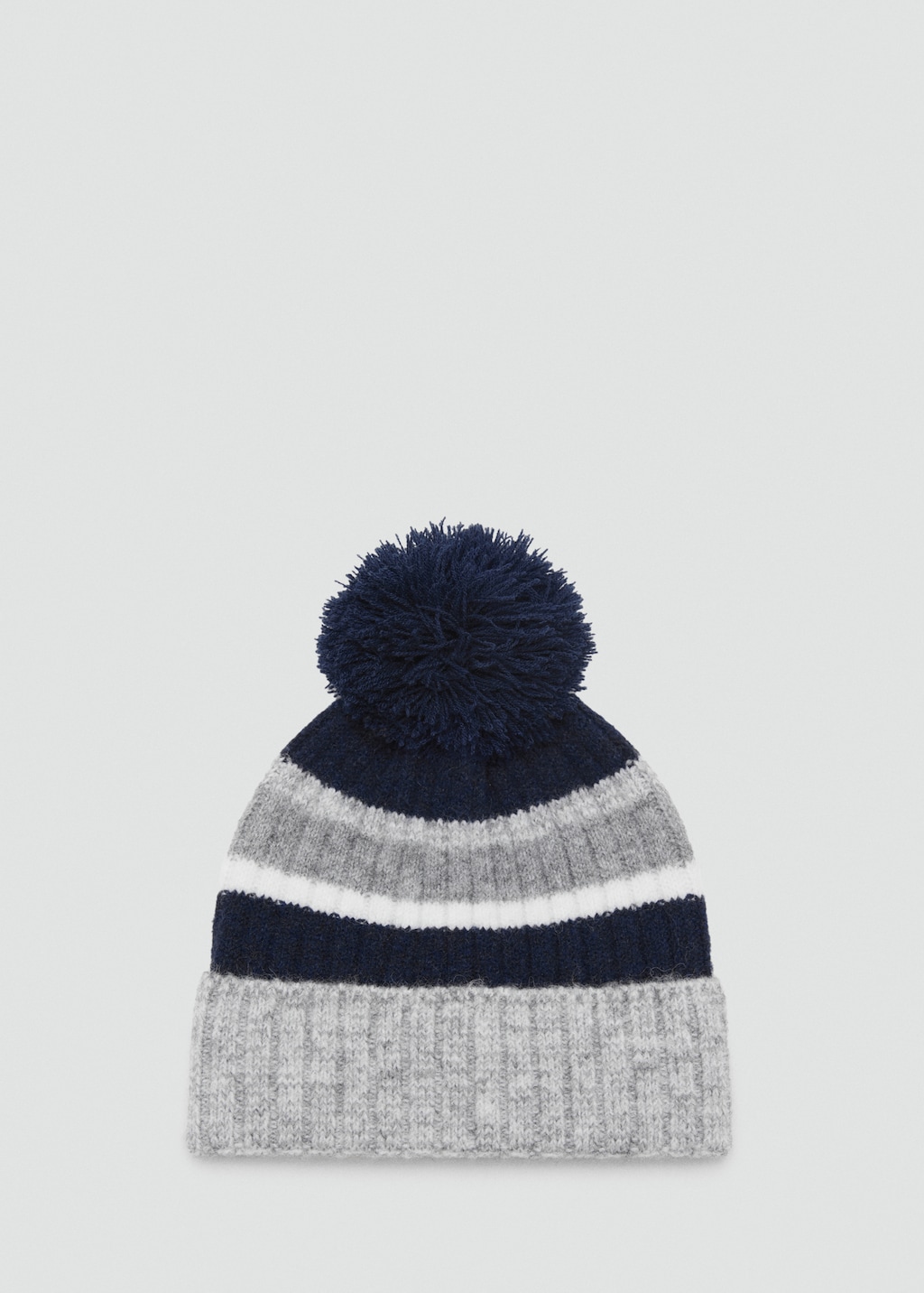 Knitted bobble hat