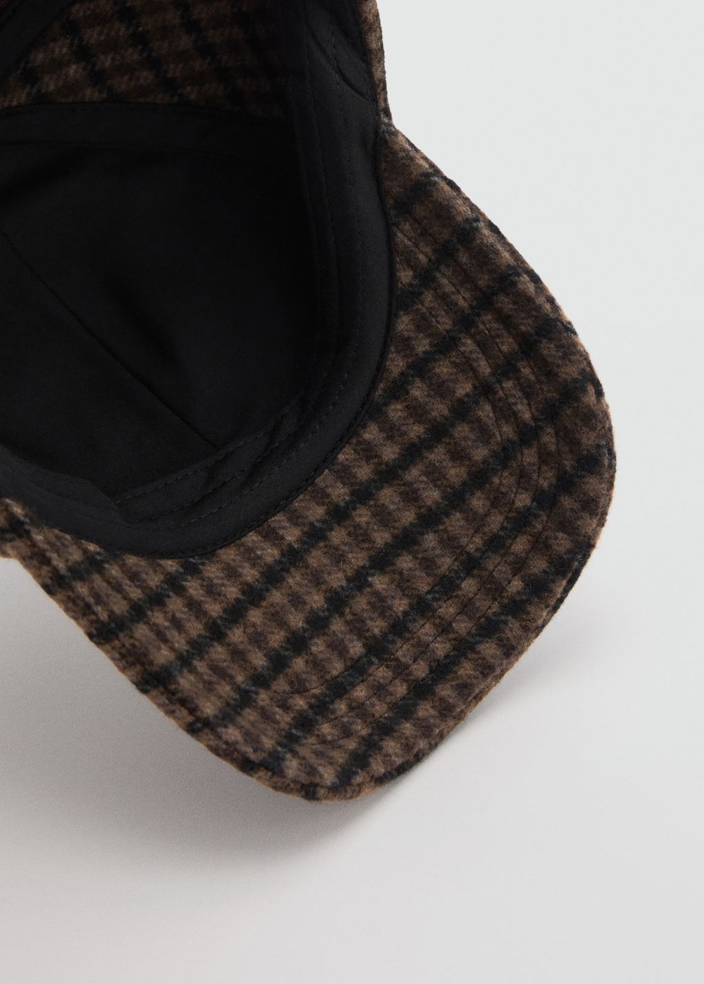 Tweed baker cap