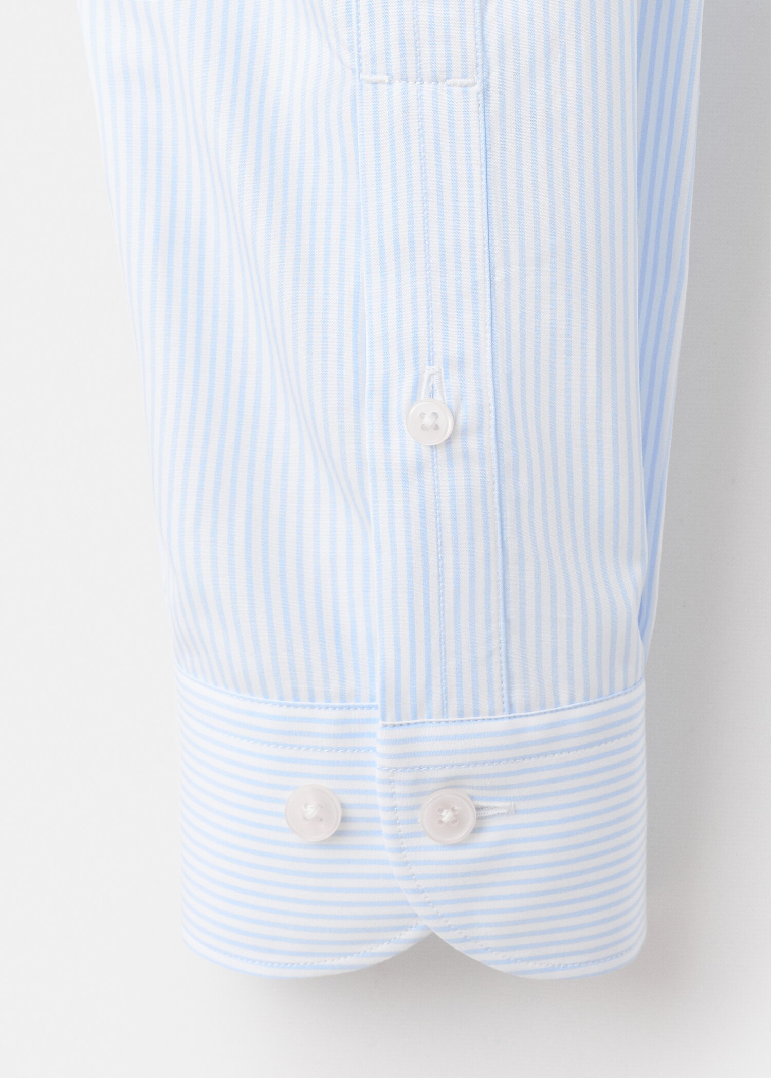 Camisa  100% algodón rayas slim fit - Detalle del artículo 0