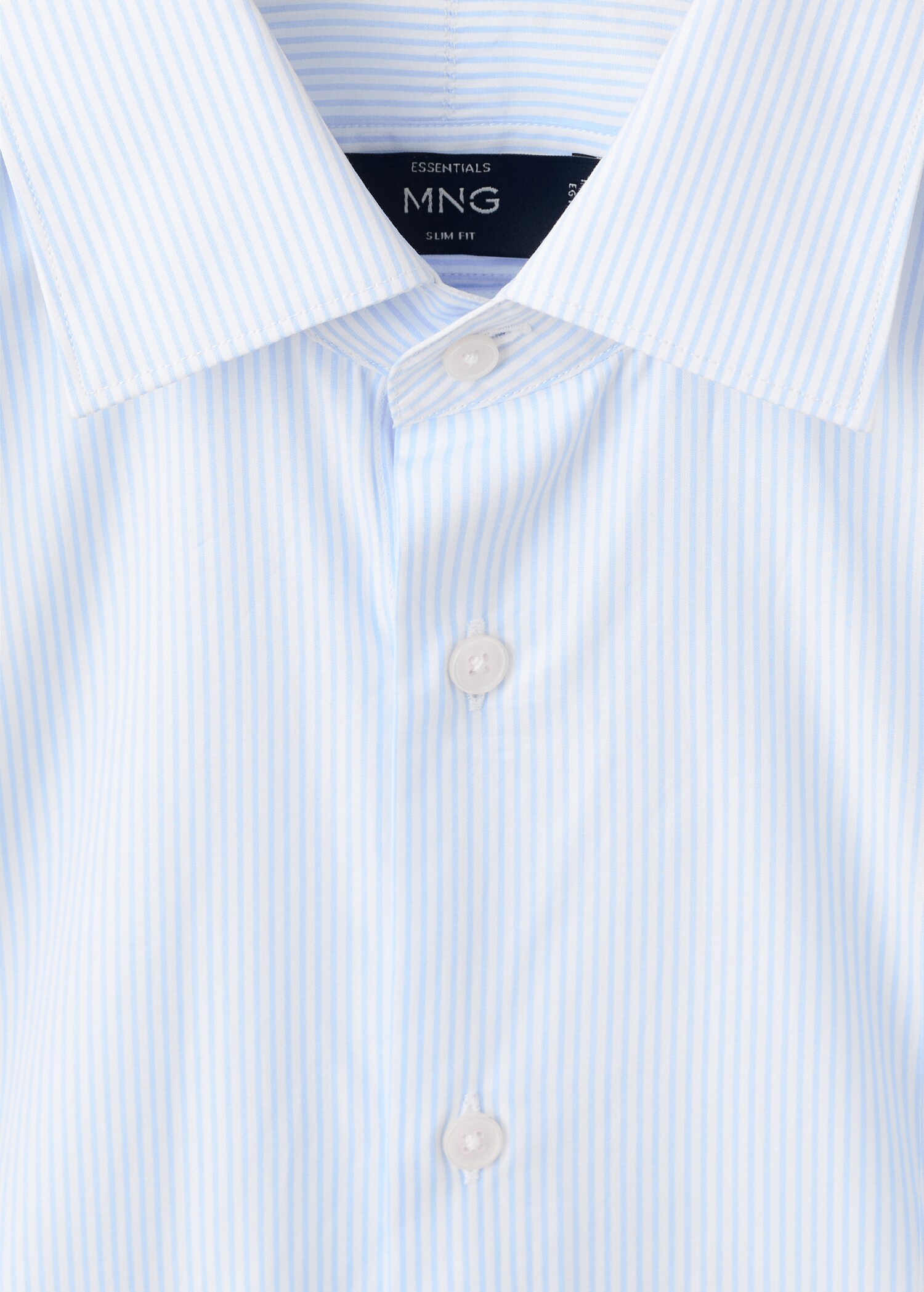 Camisa  100% algodón rayas slim fit - Detalle del artículo 8