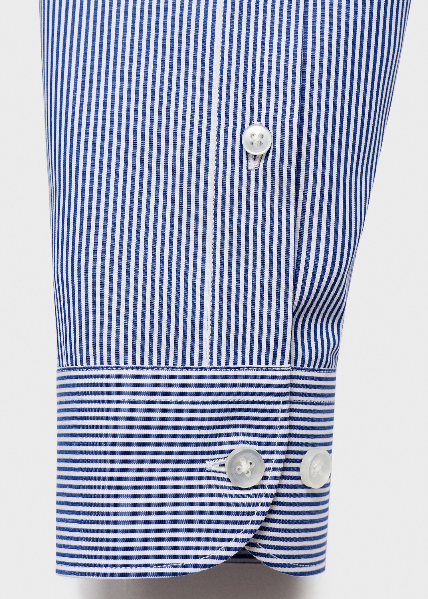 Camisa  100% algodón rayas slim fit - Detalle del artículo 0
