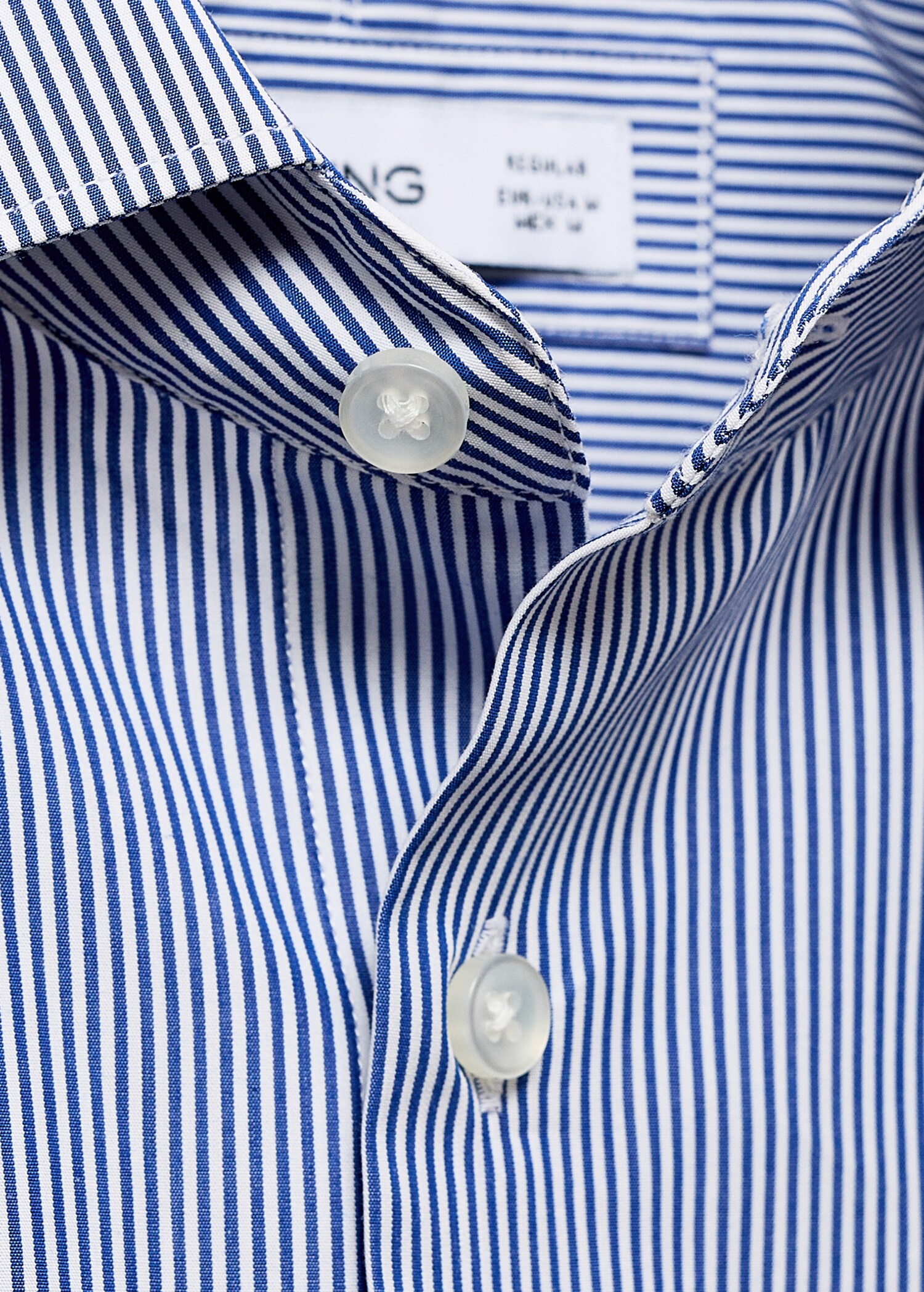 Camisa  100% algodón rayas slim fit - Detalle del artículo 8