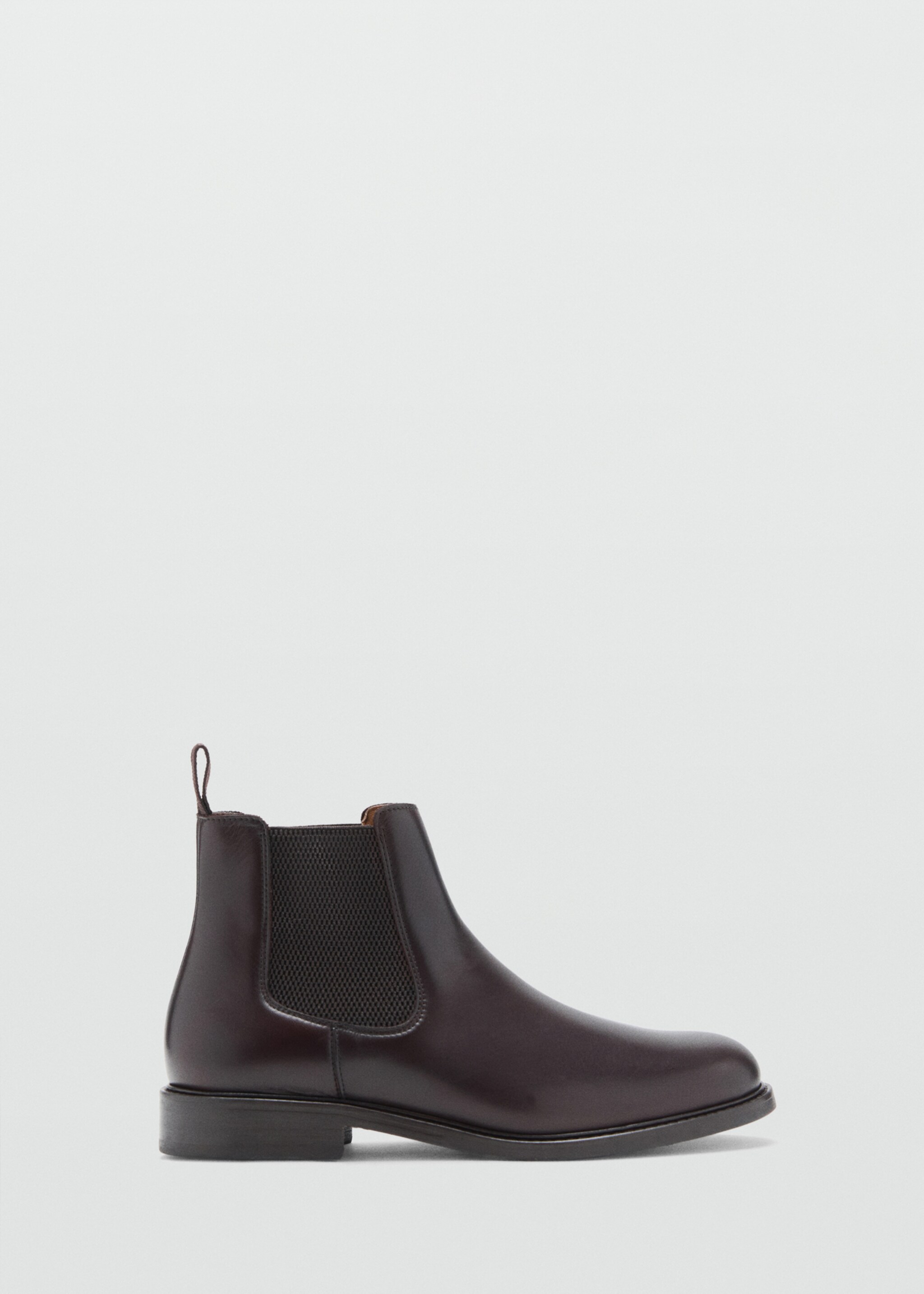 Polished leather chelsea boots - Article without model, Brown. Ref: 17046002-00.