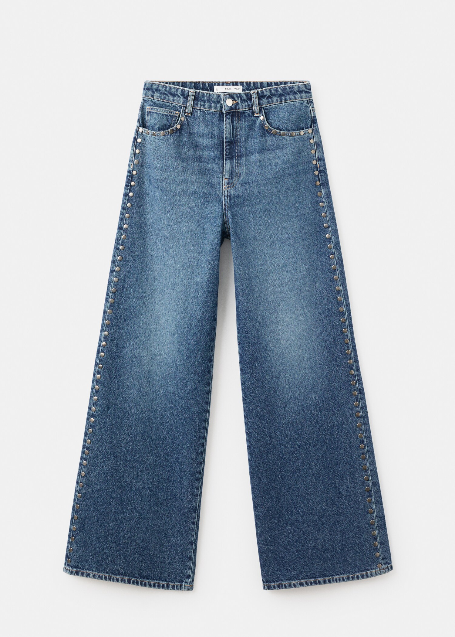 Wide leg studded jeans - Article without model