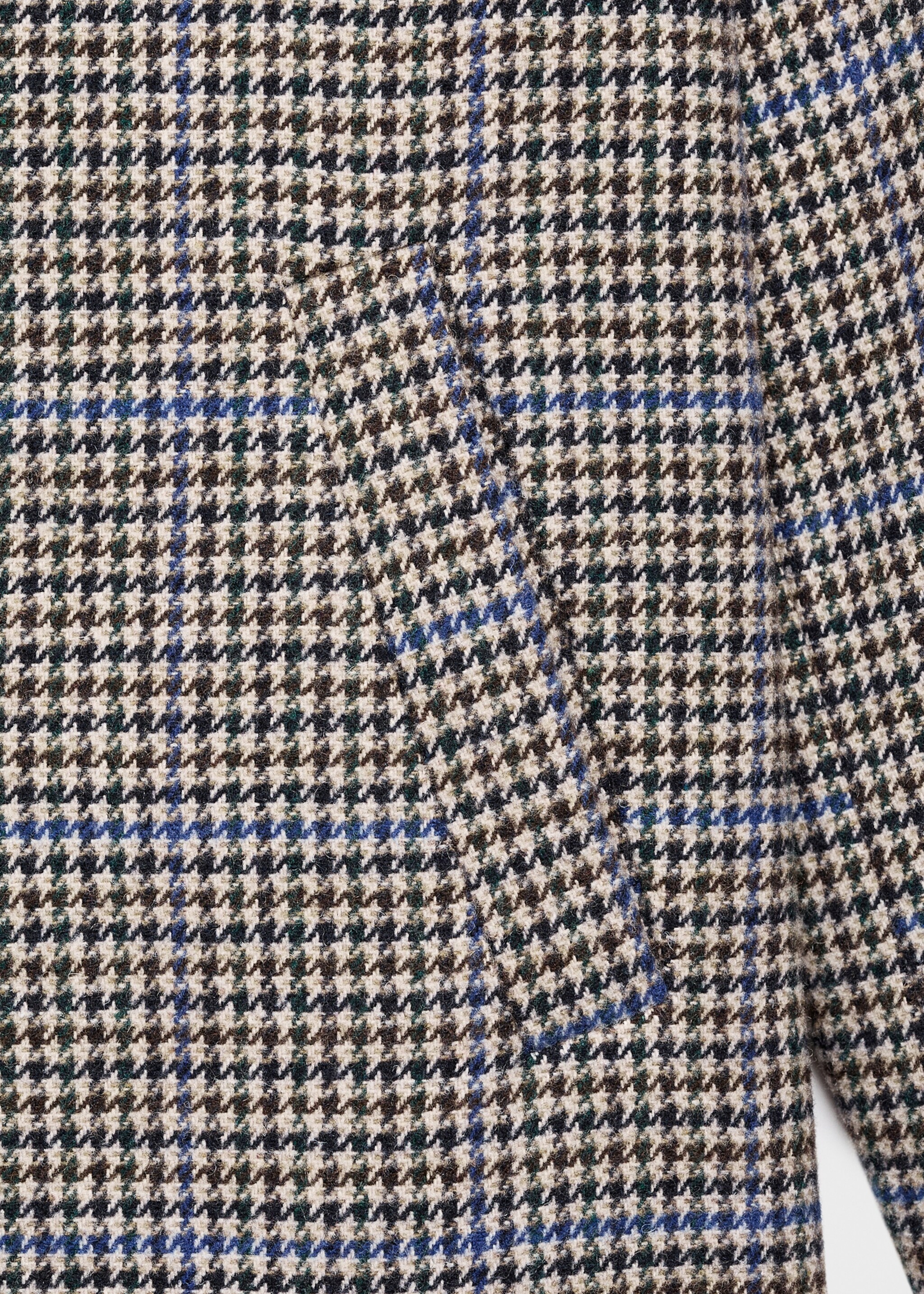 Coat azul - Details of the article 0, Beige. Ref: 17046327-00.