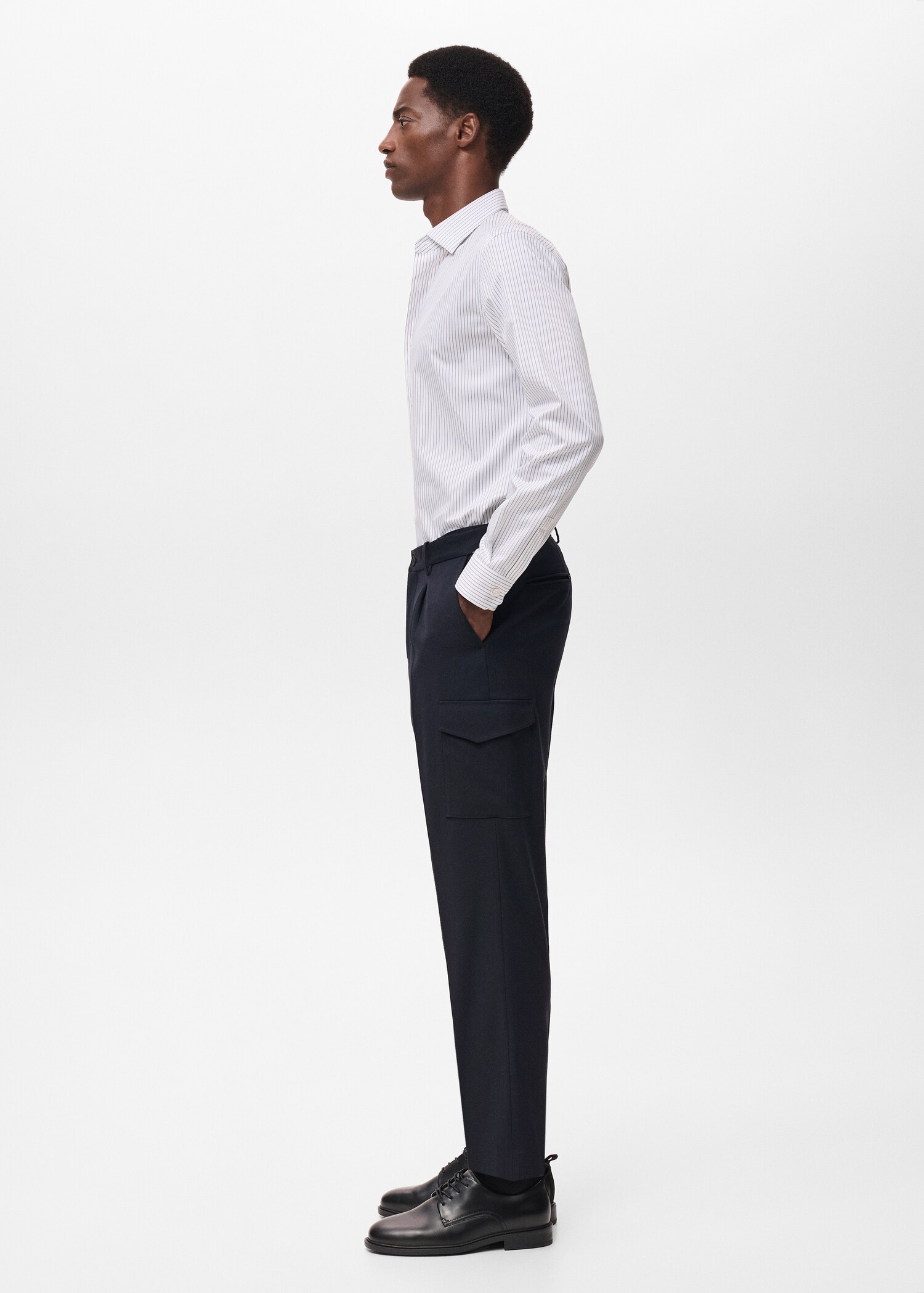 Slim fit cargo-byxor - Detaljer om artikeln 2