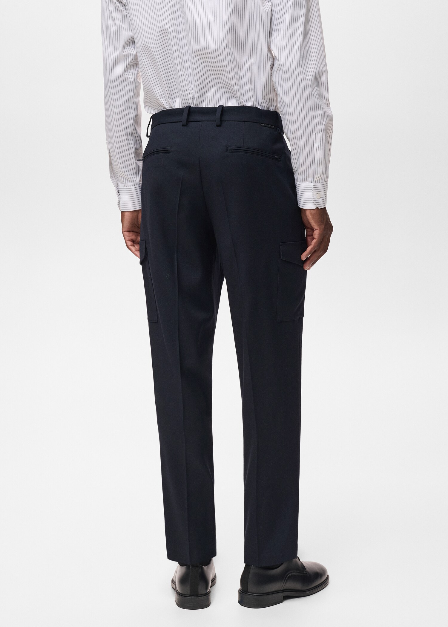 Slim fit cargo-byxor - Artikelns baksida