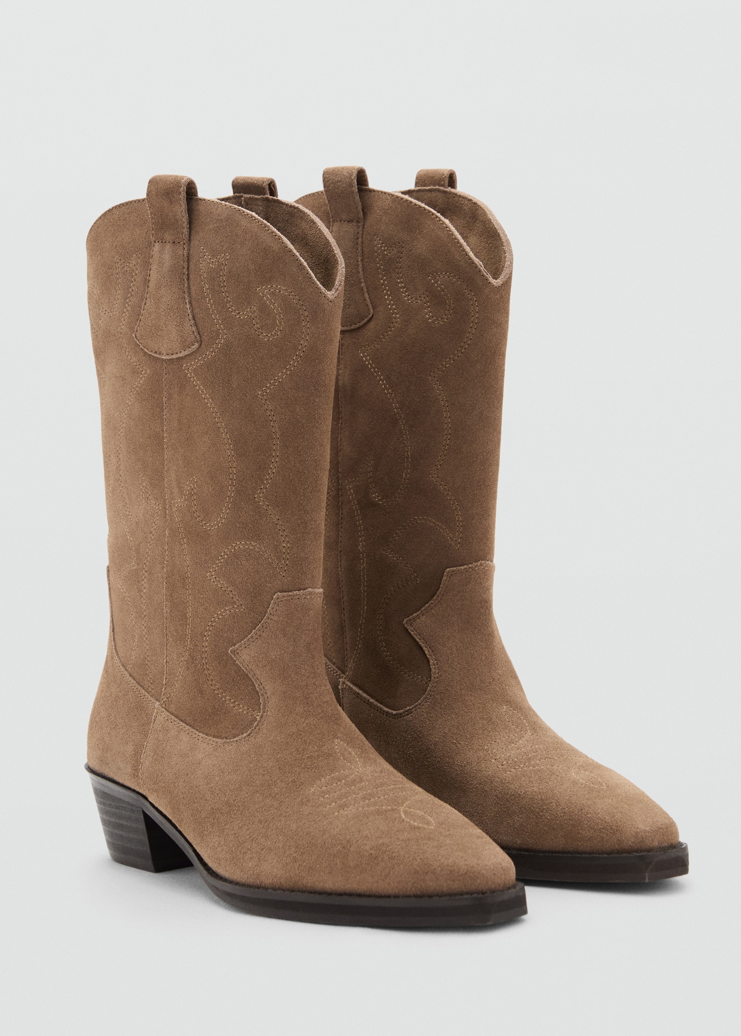 Cowboy leather boots - Medium plane
