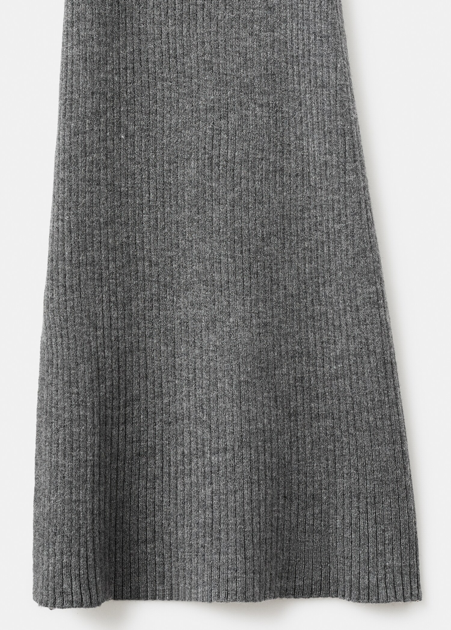 Ribbed flared trousers - Details of the article 0