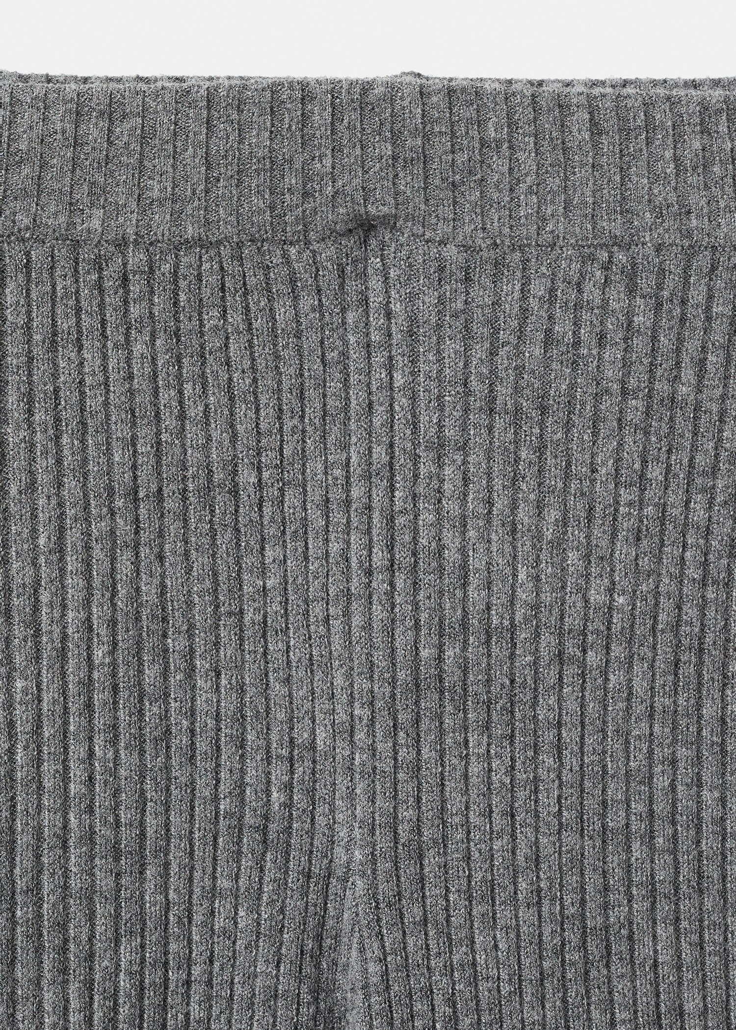 Ribbed flared trousers - Details of the article 8