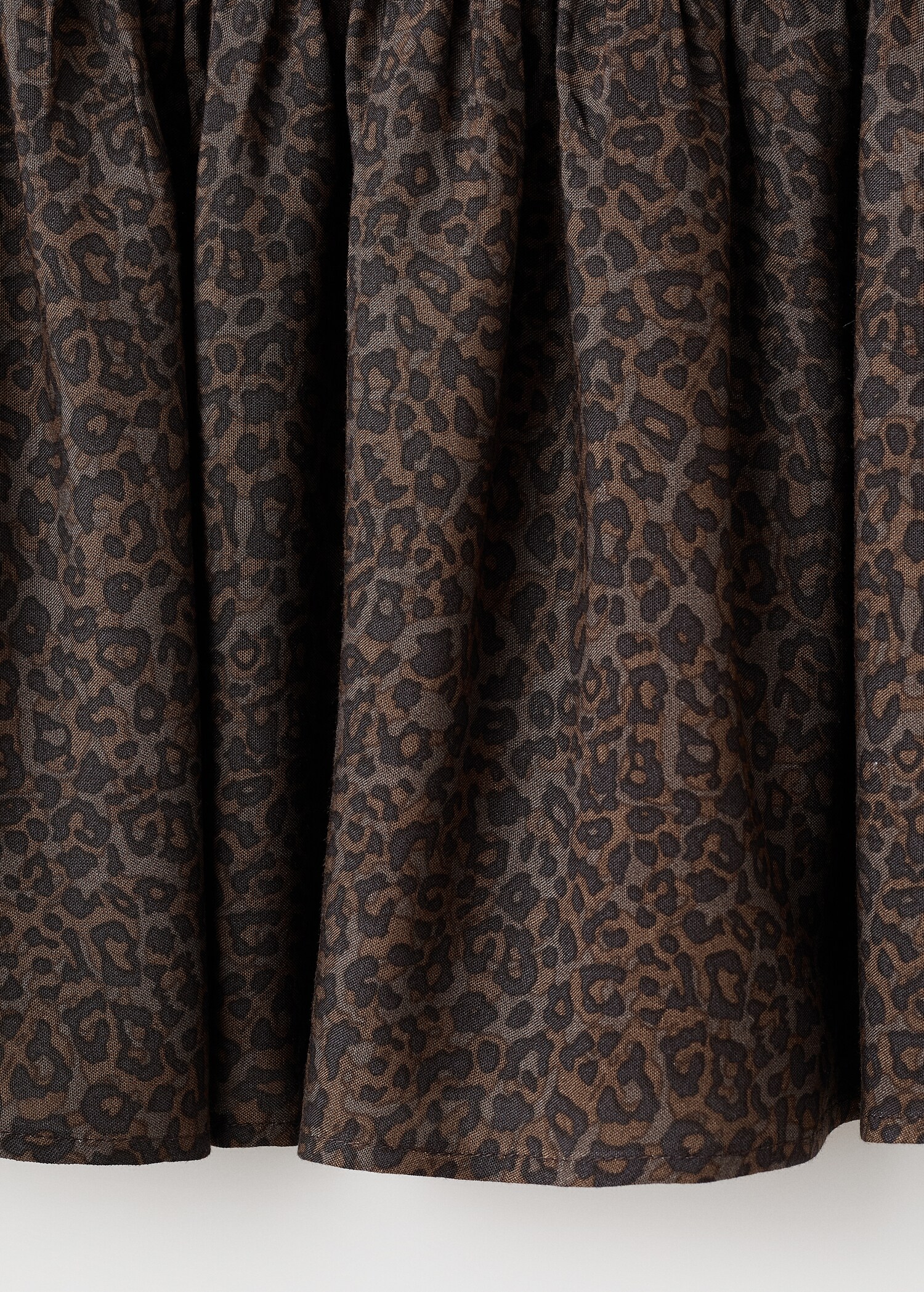 Leopard-print gathered skirt - Details of the article 8