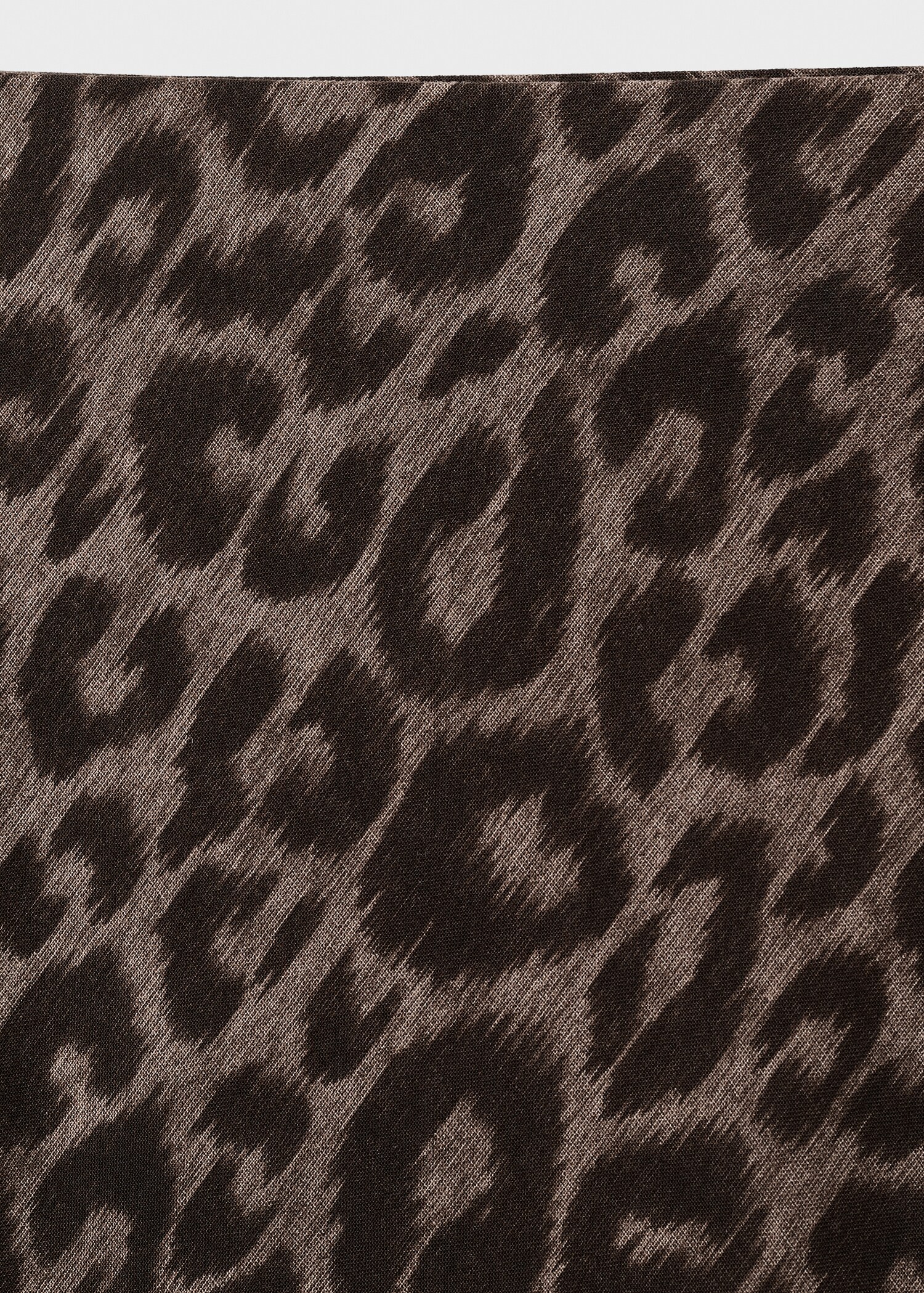 Long leopard-print skirt - Details of the article 8
