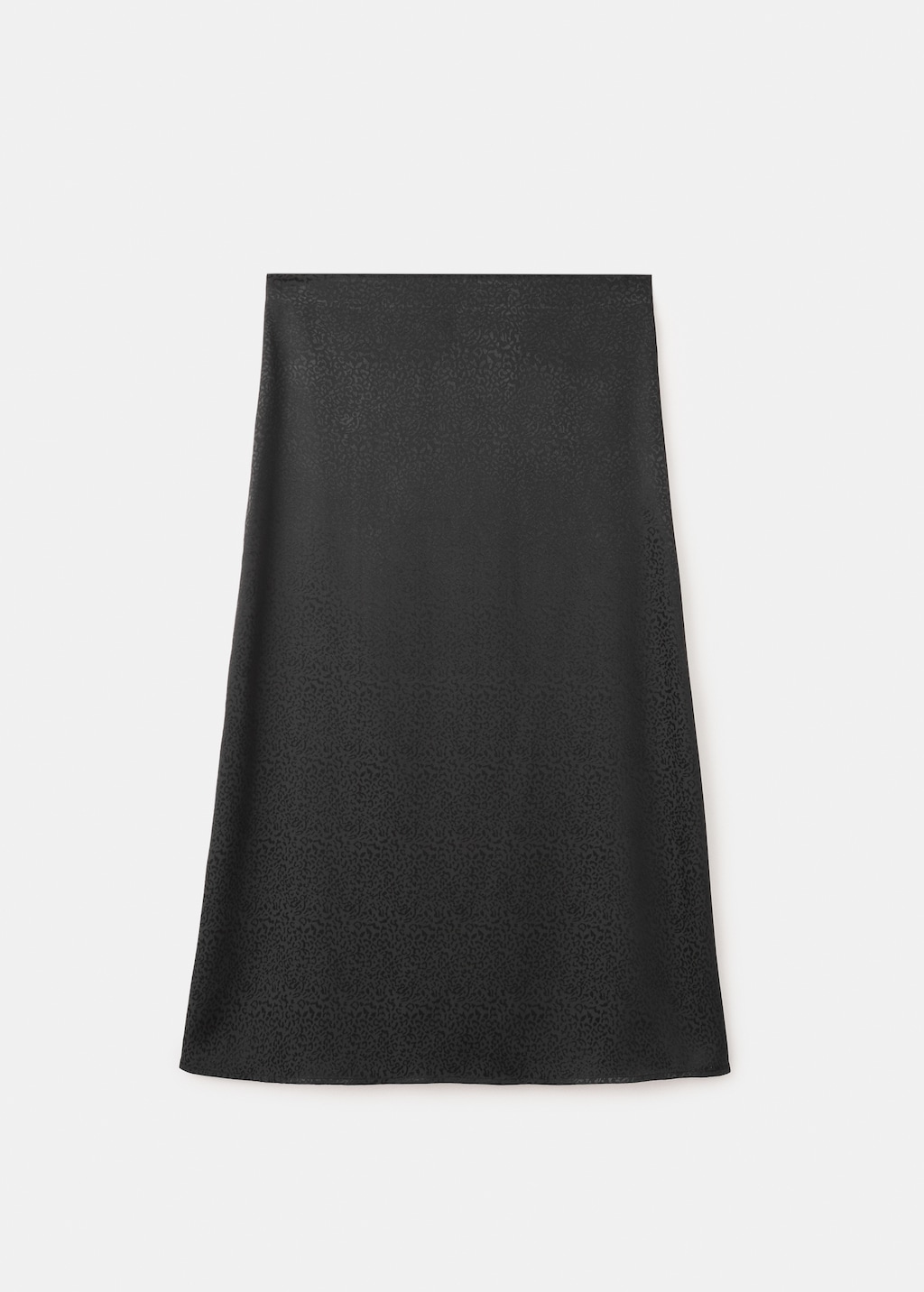 Long leopard-print skirt