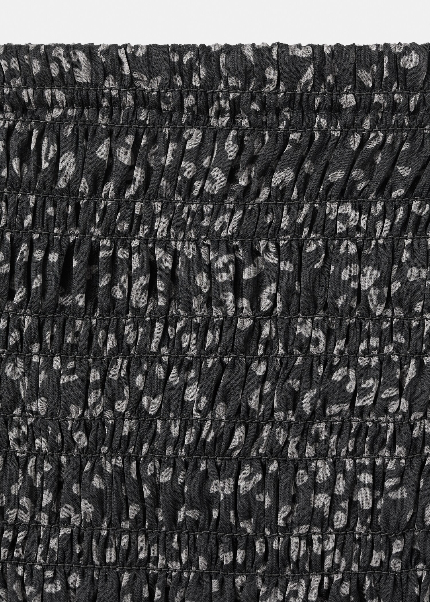 Leopard-print skirt with ruffles - Details of the article 0