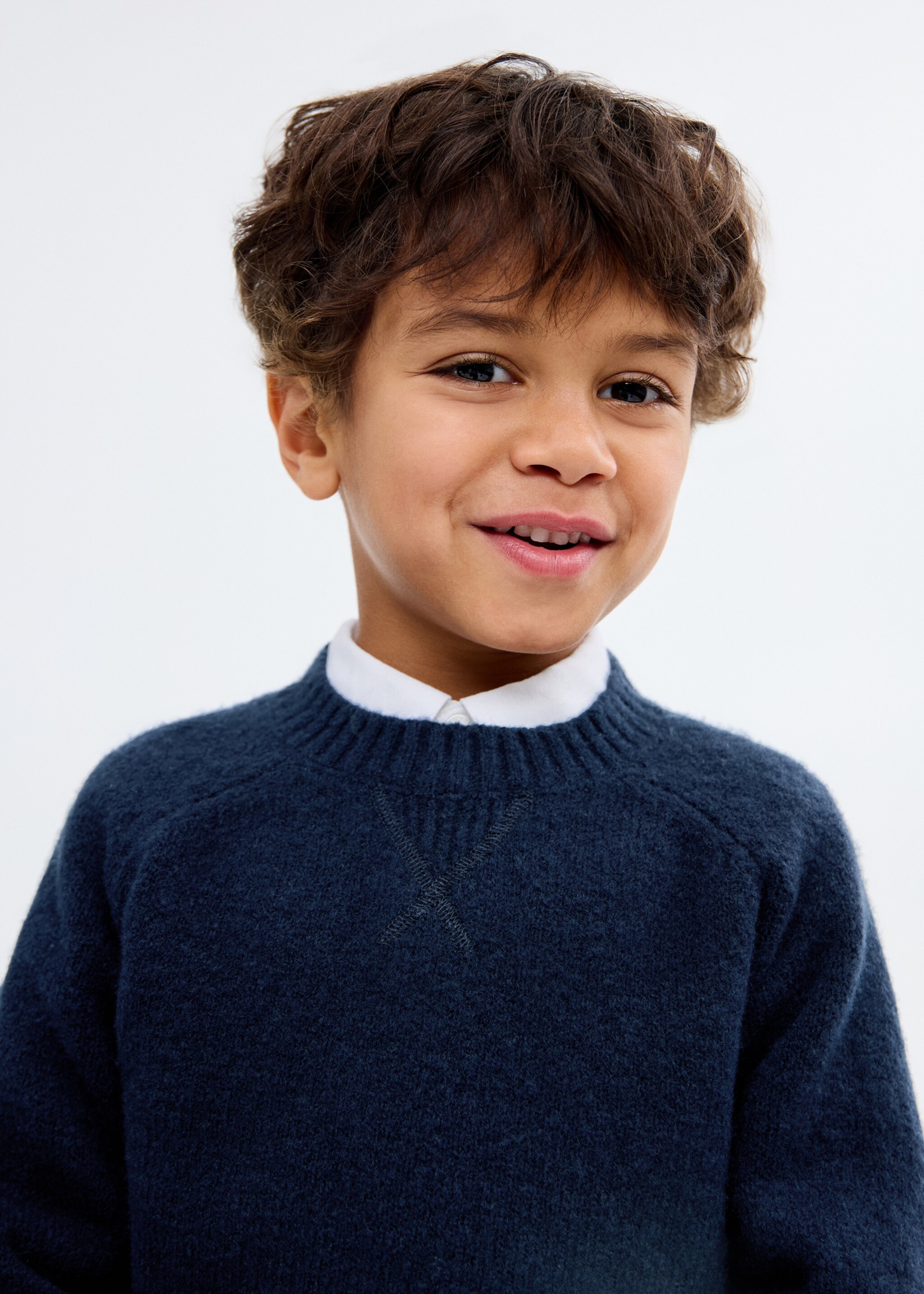 Pullover maglia - Dettaglio dell'articolo 1, Navy. Ref: 17046336-00.