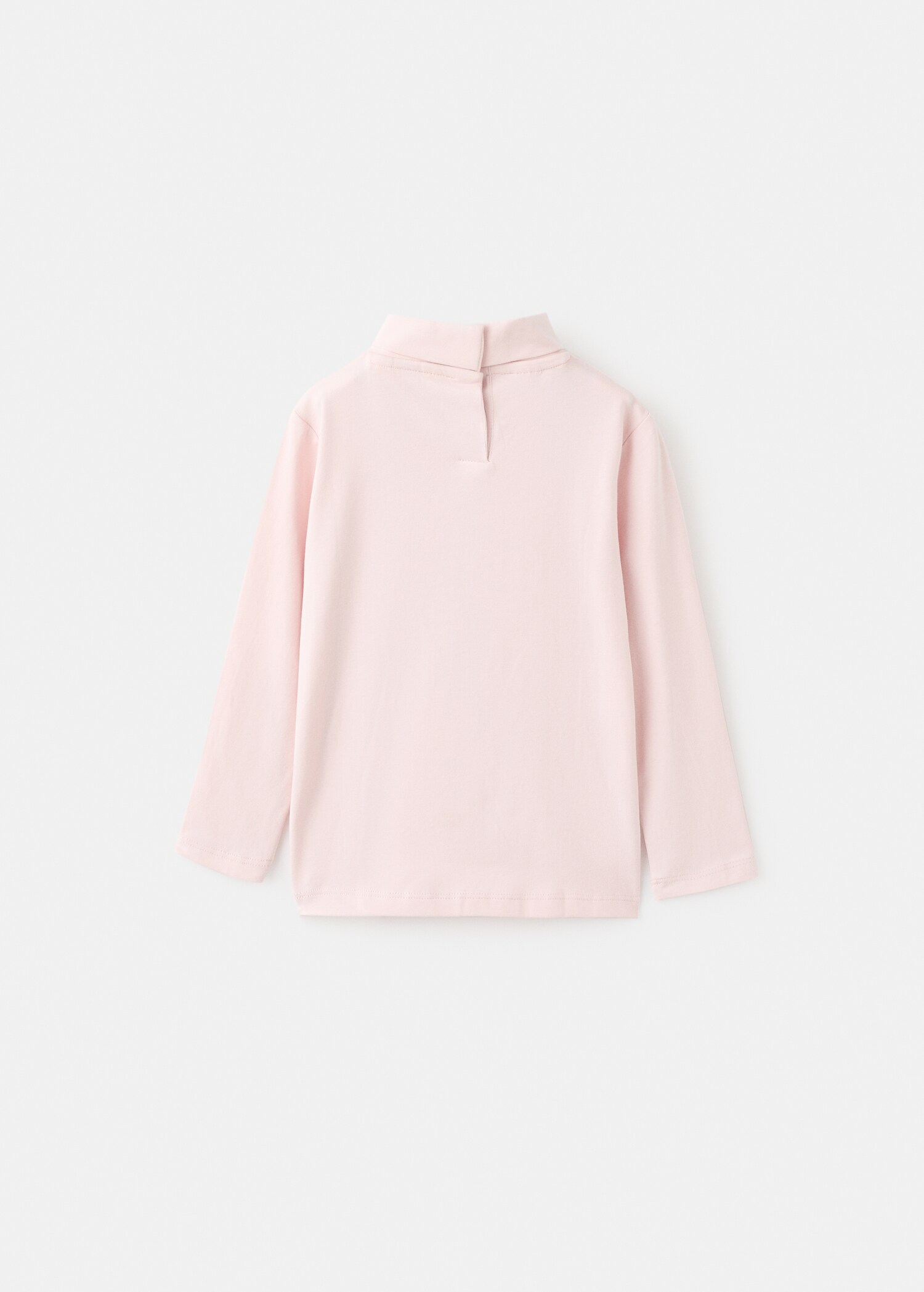 Camiseta algodón cuello alto - Reverso del artículo