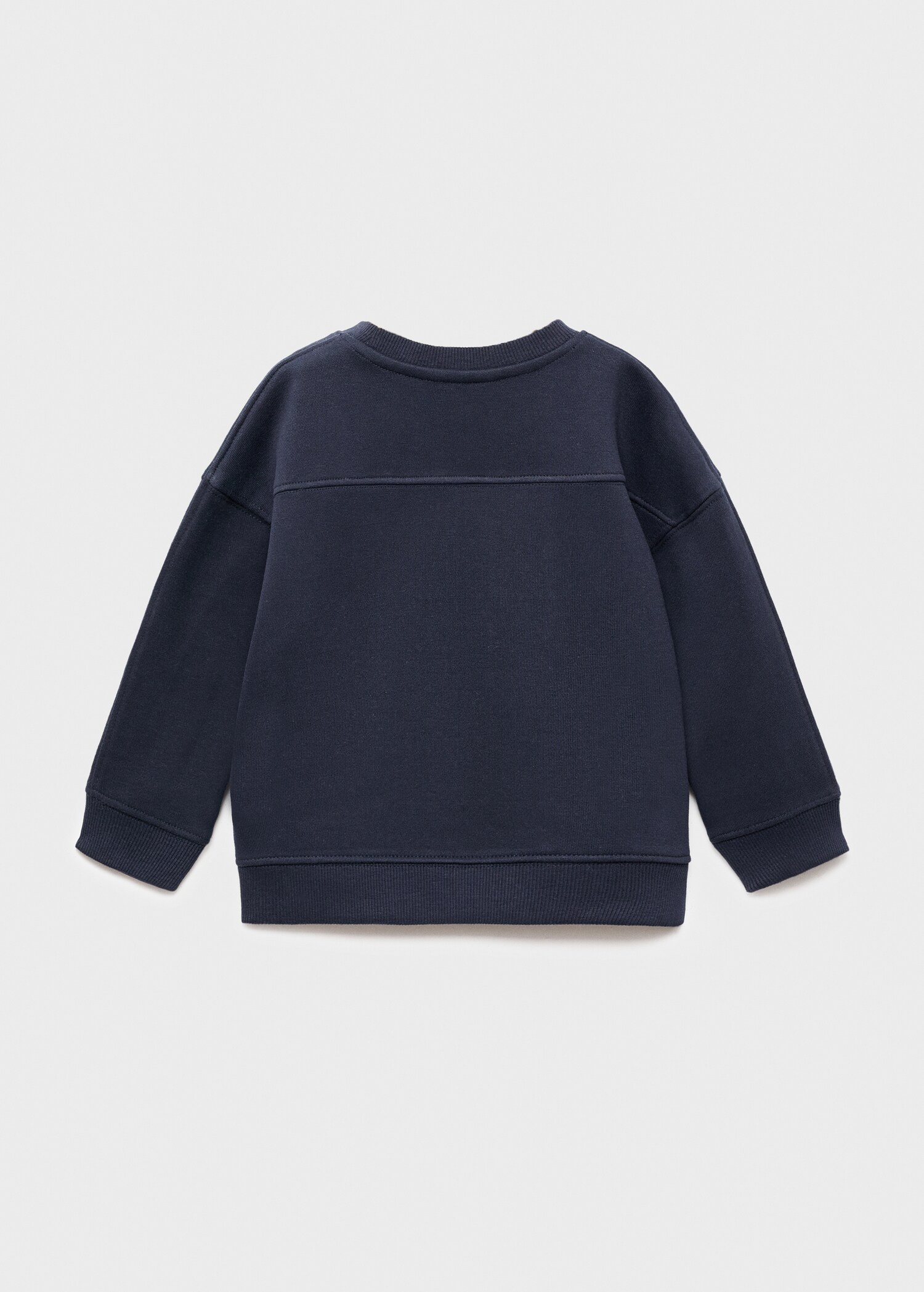 Printed embroidered sweatshirt - Reverse of the article
