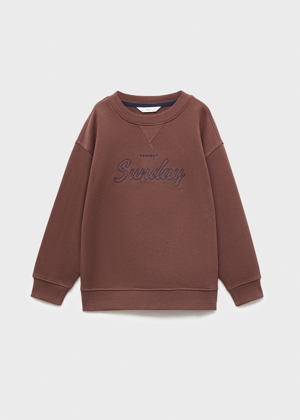 Embroidered cotton sweatshirt