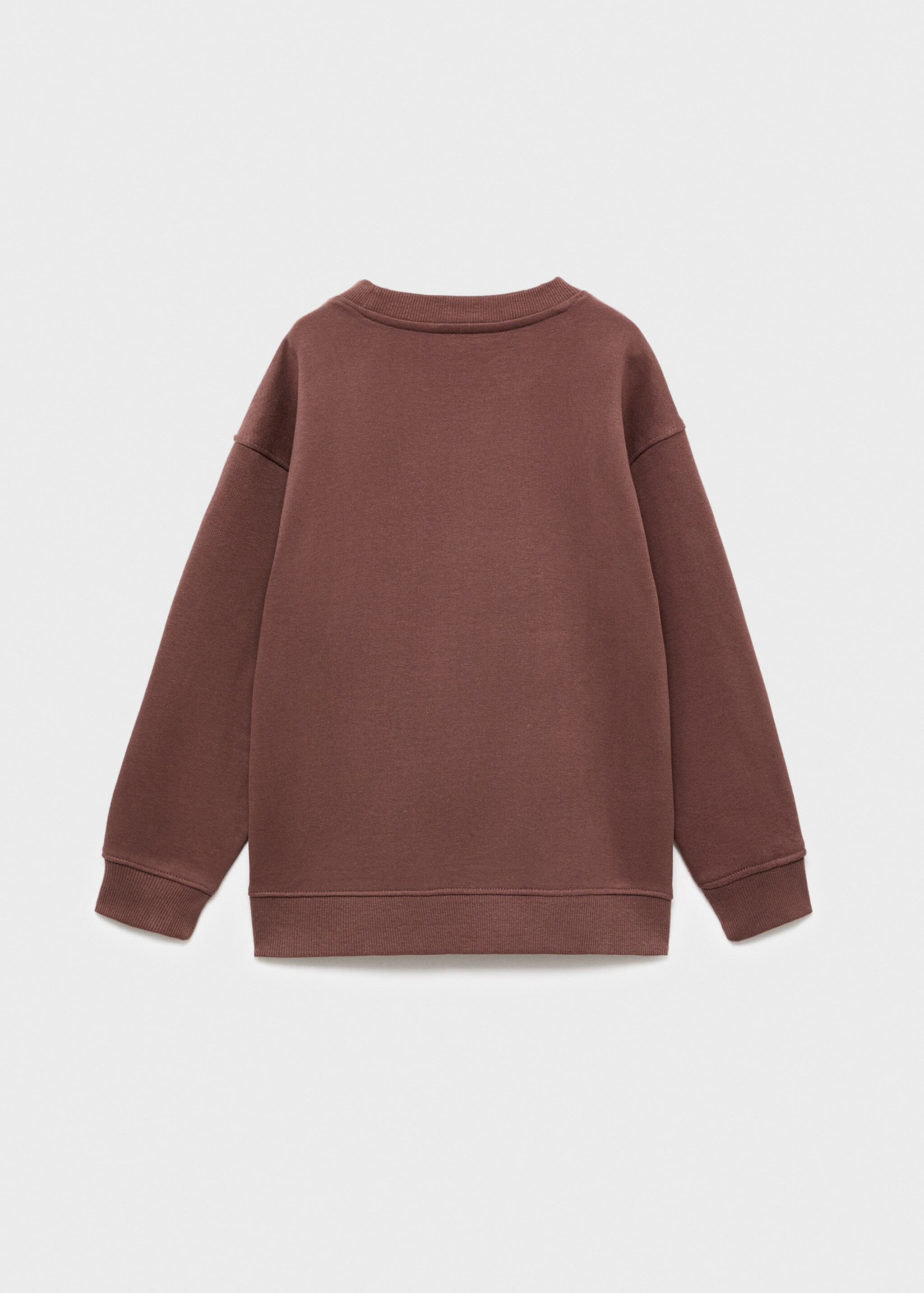 Sweatshirt sunday - Reverse of the article, Brown. Ref: 17046344-00.