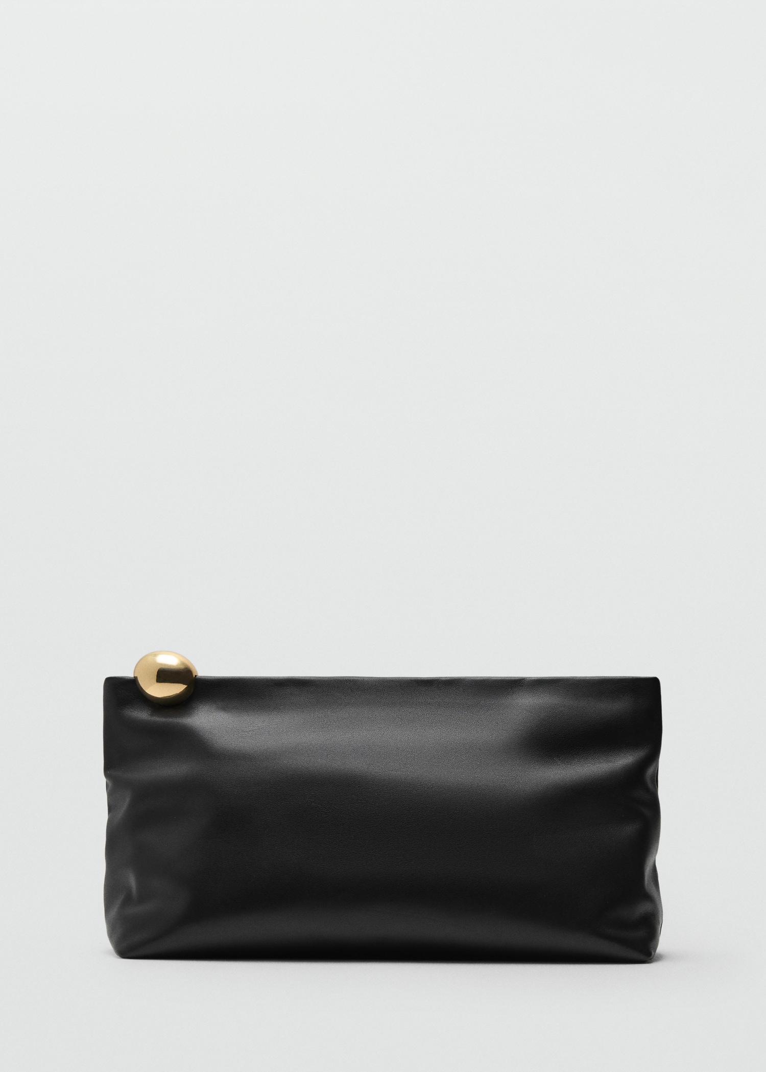 Sac enveloppe cuir détail métallique - Article sans modèle
