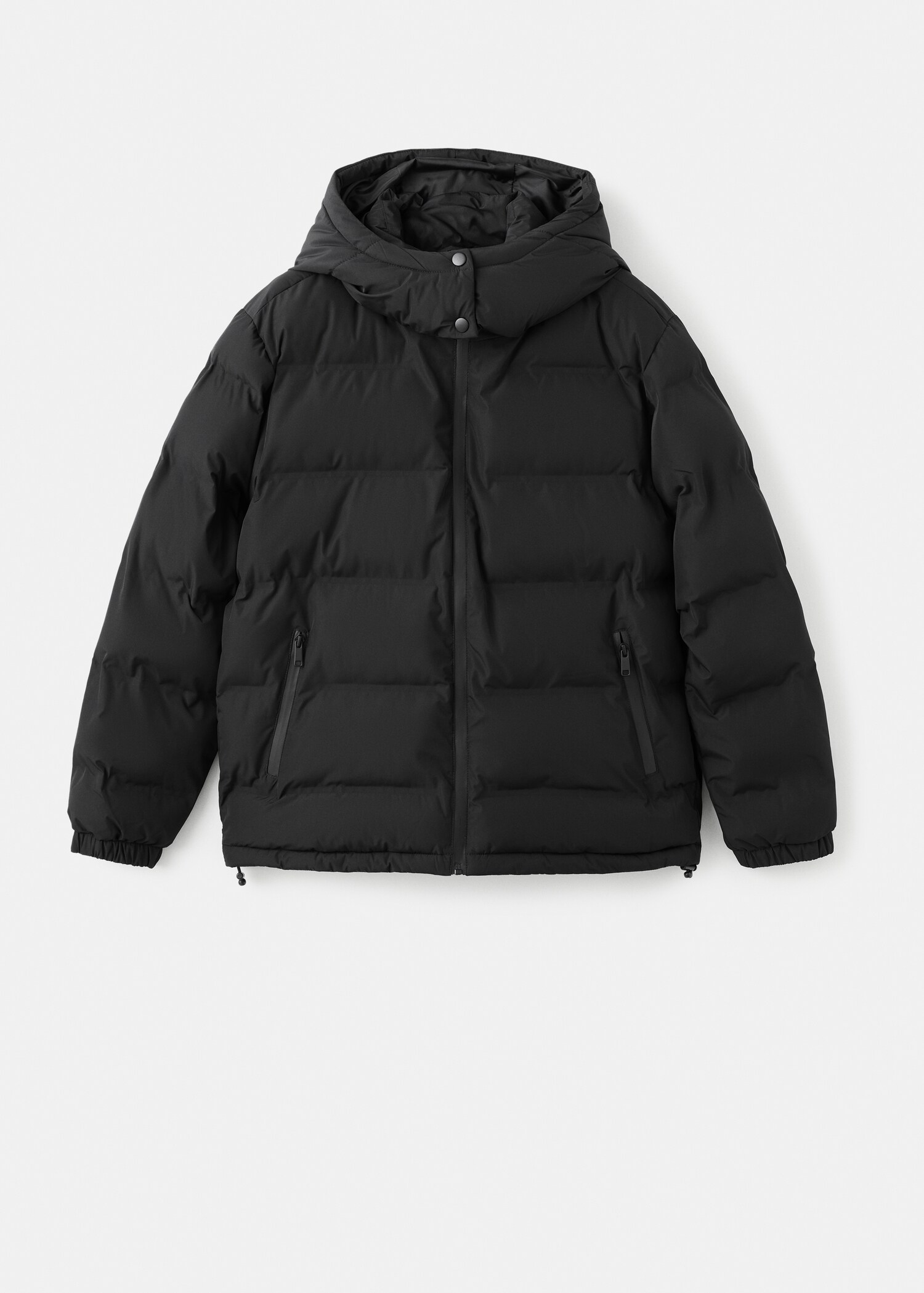 Hood quilted coat - Article without model