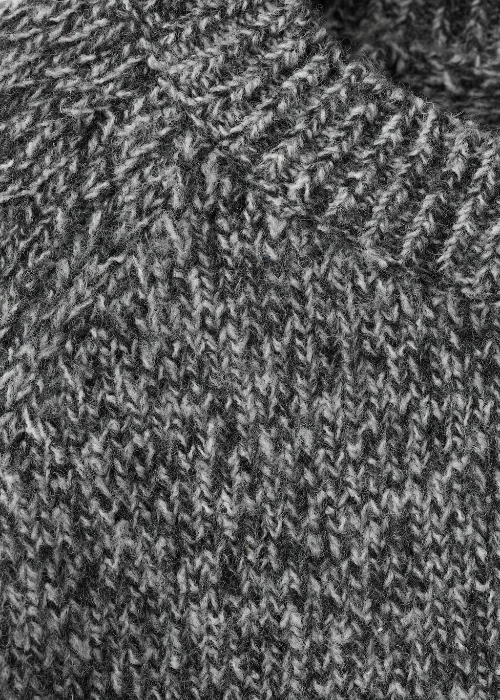 Marbled knitted sweater