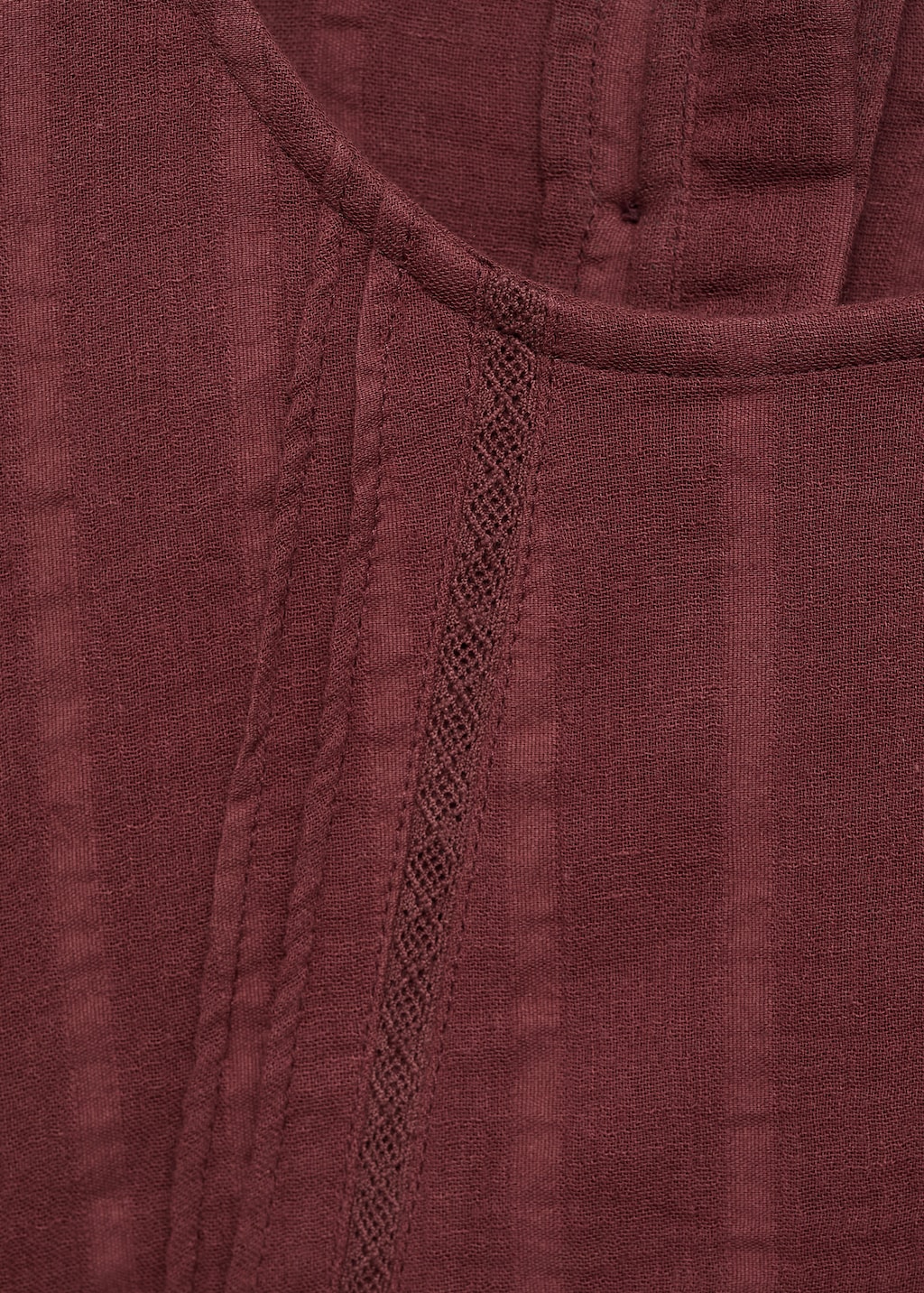 Blouse with pleat detail