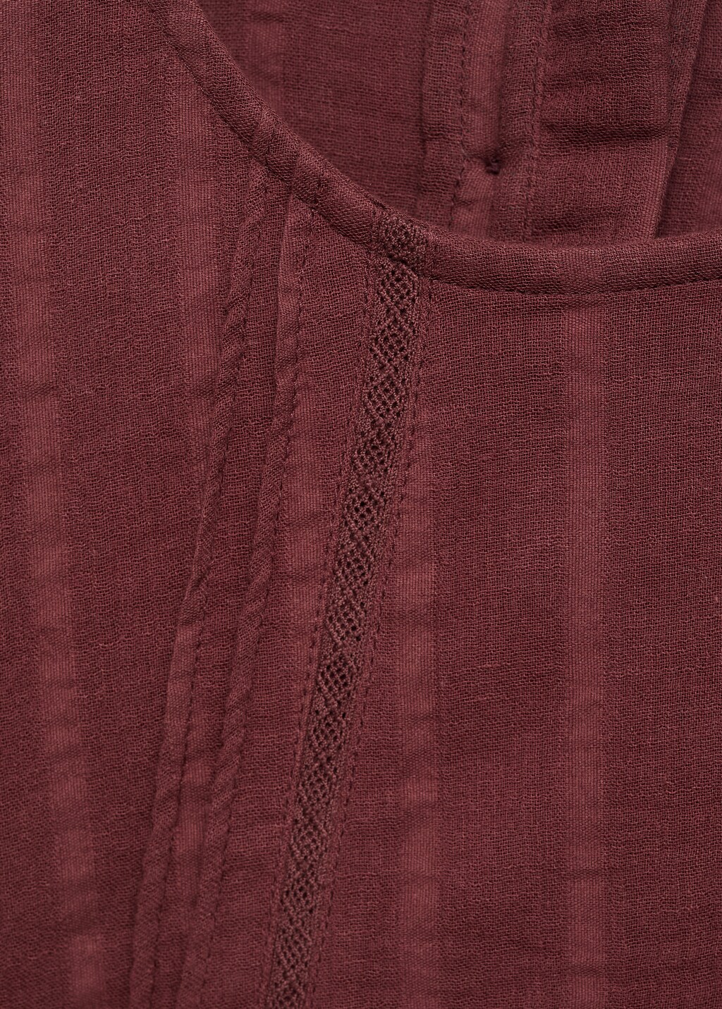 Blouse with pleat detail