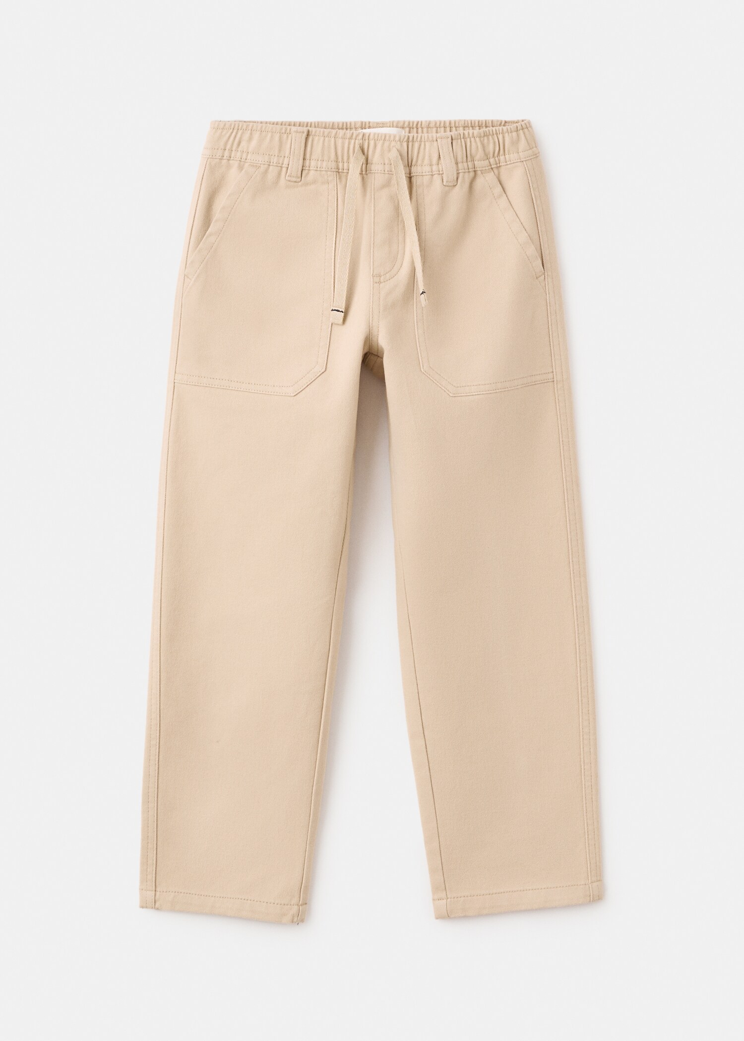 Straight cotton trousers - Article without model