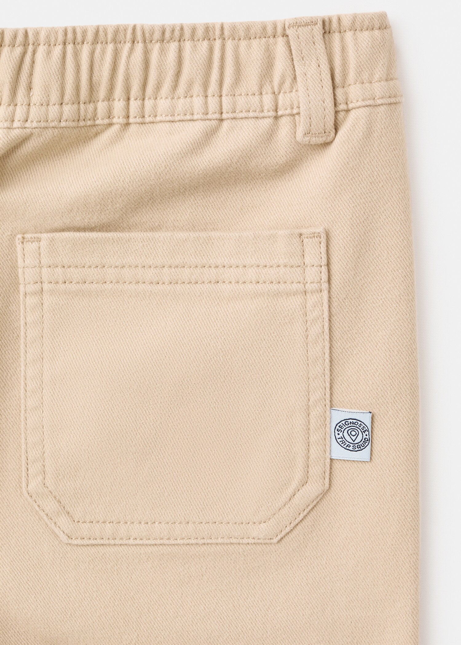 Straight cotton trousers - Details of the article 0