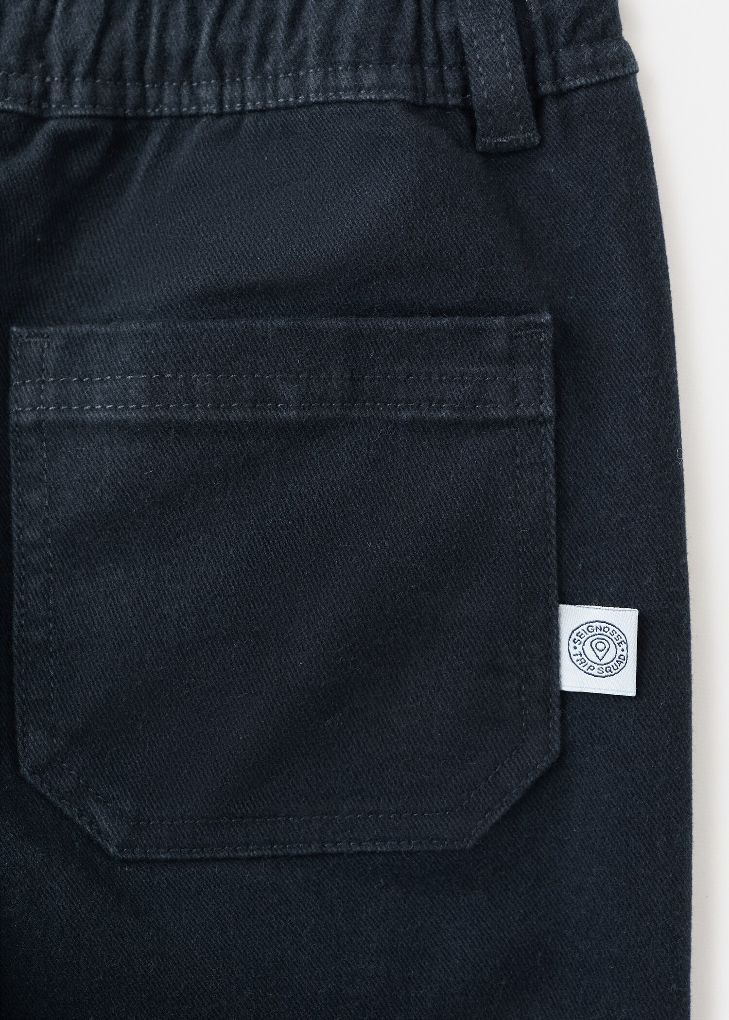 Straight cotton trousers - Details of the article 0