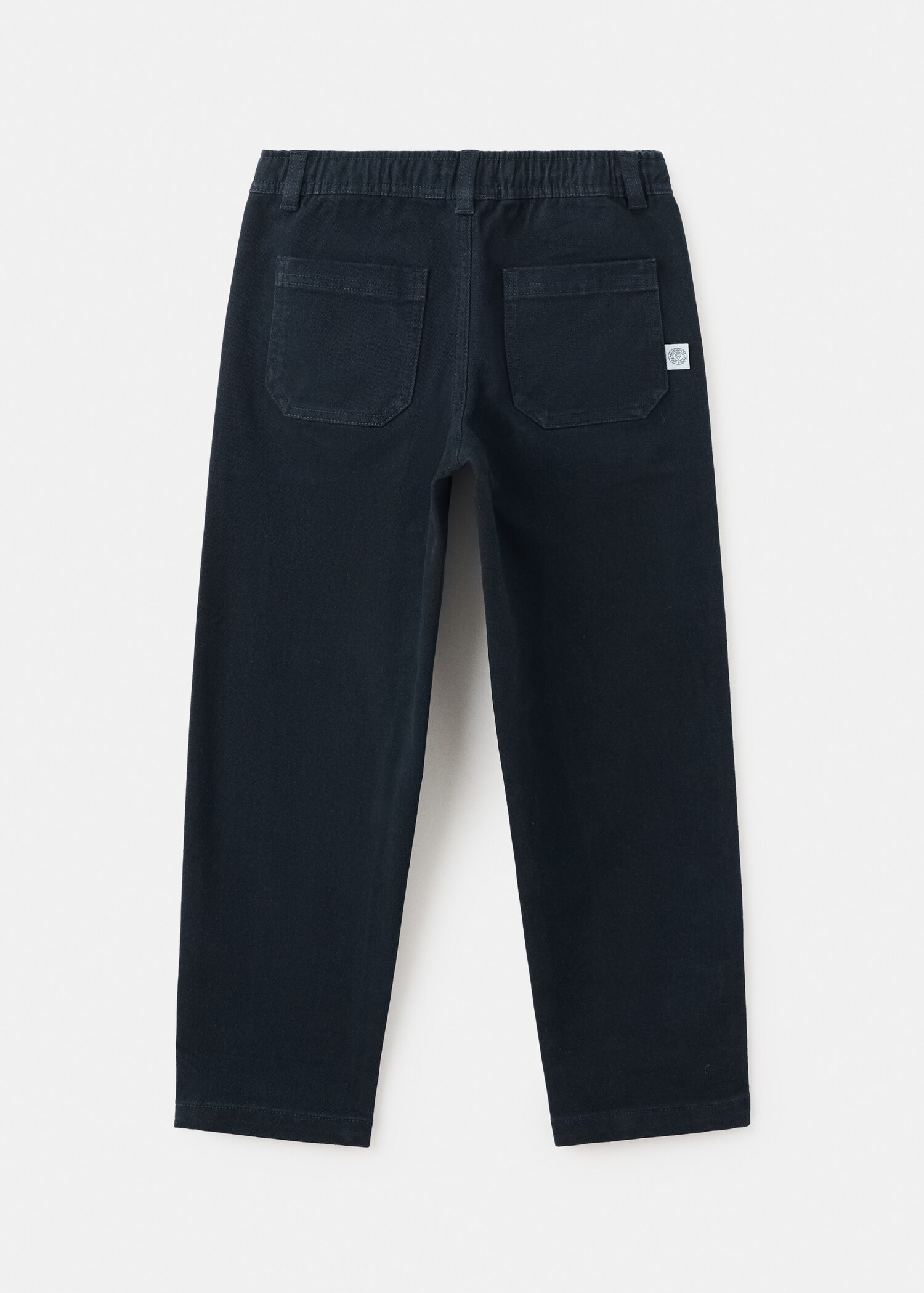 Straight cotton trousers - Reverse of the article