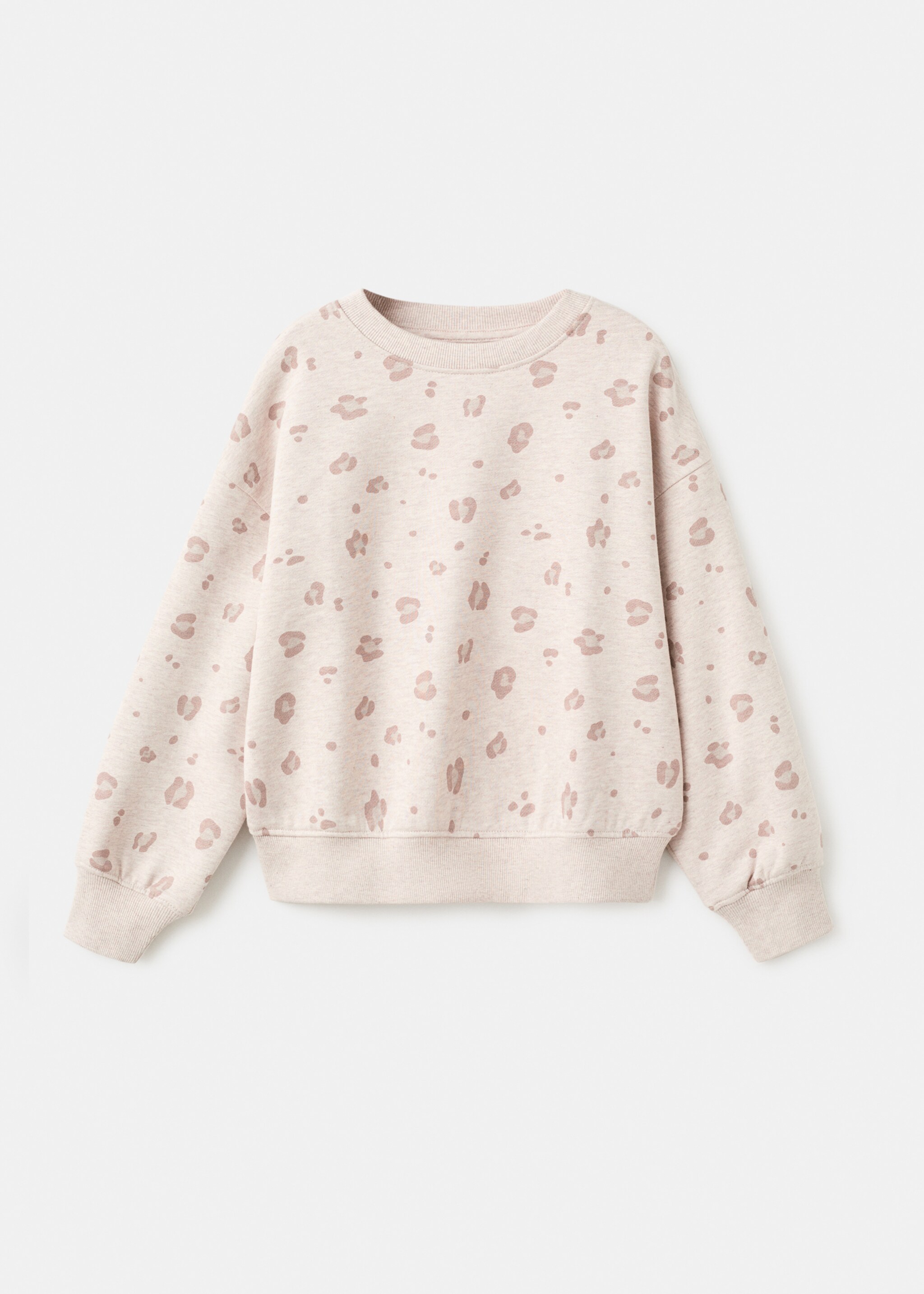 Sudadera algodón leopardo - Artículo sin modelo, Arena. Ref: 17046730-00.