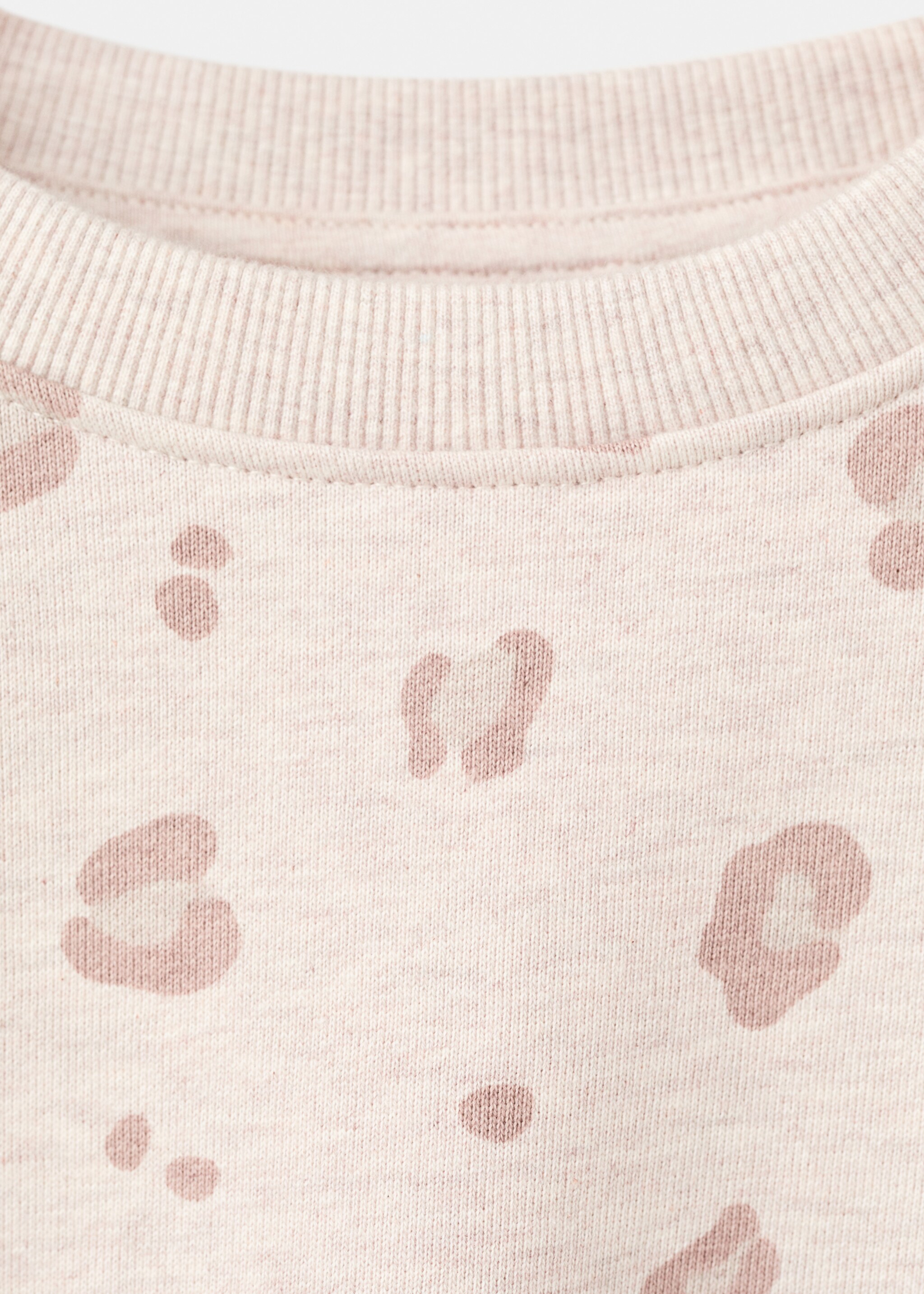 Sudadera algodón leopardo - Detalle del artículo 8, Arena. Ref: 17046730-00.