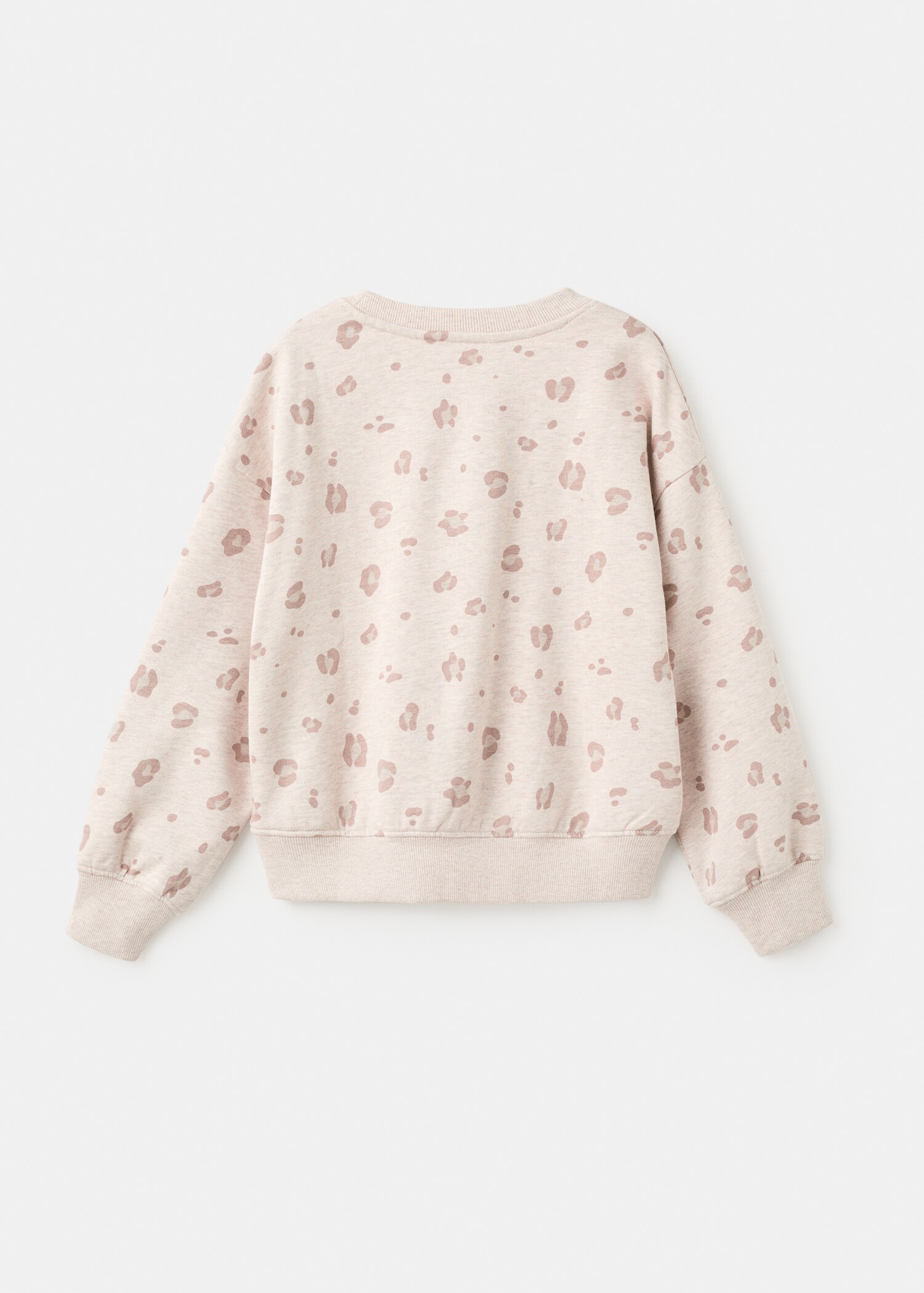 Sudadera algodón leopardo - Reverso del artículo