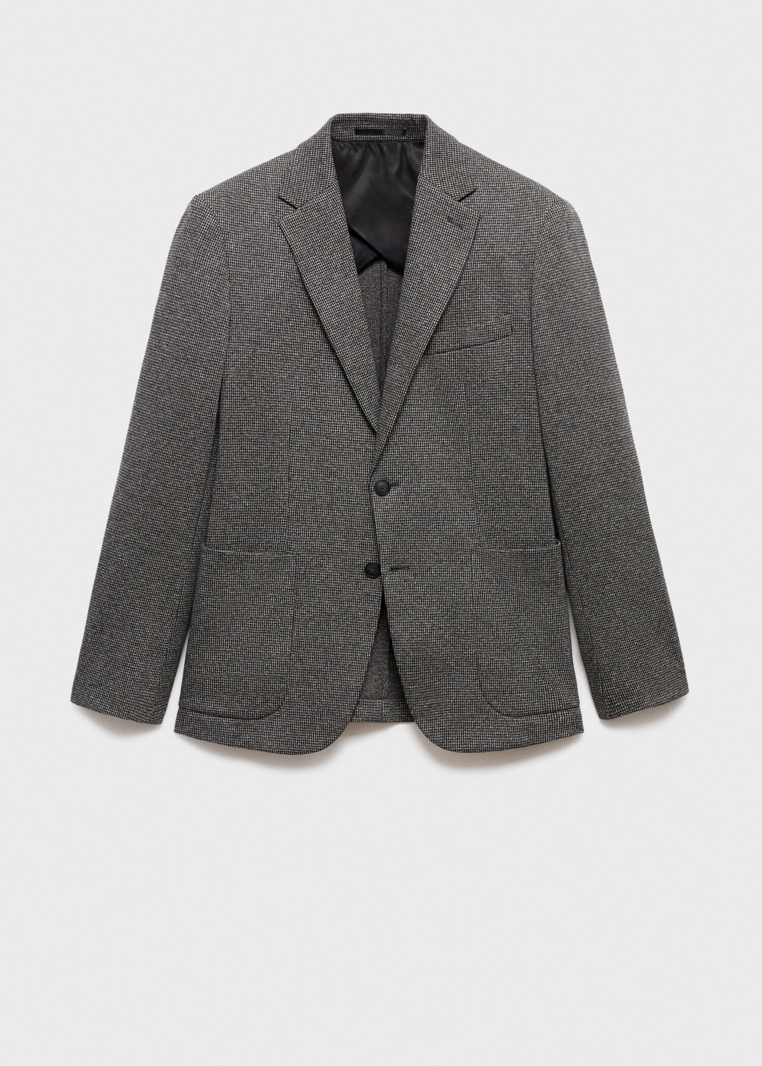 Slim fit microstructure blazer - Article without model