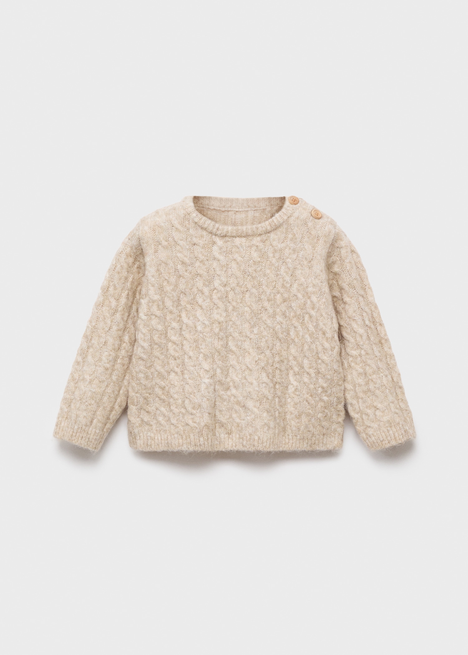Cable-knit sweater