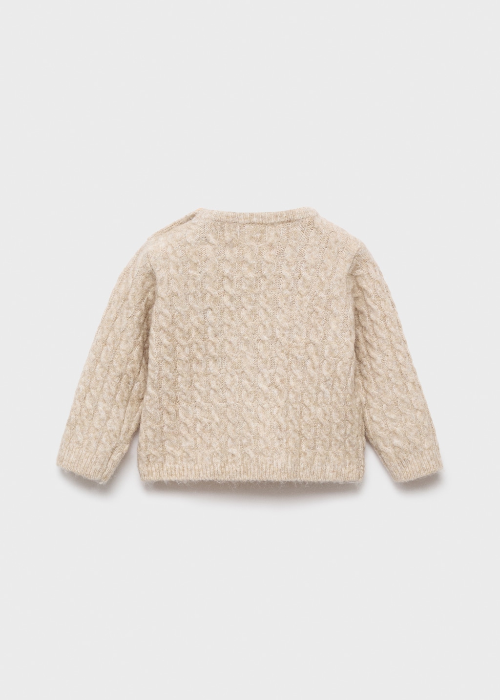 Cable-knit sweater