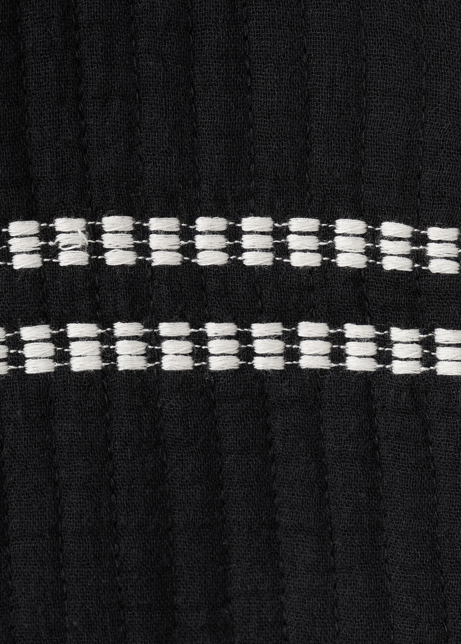 Embroidered gilet with belt - Details of the article 0
