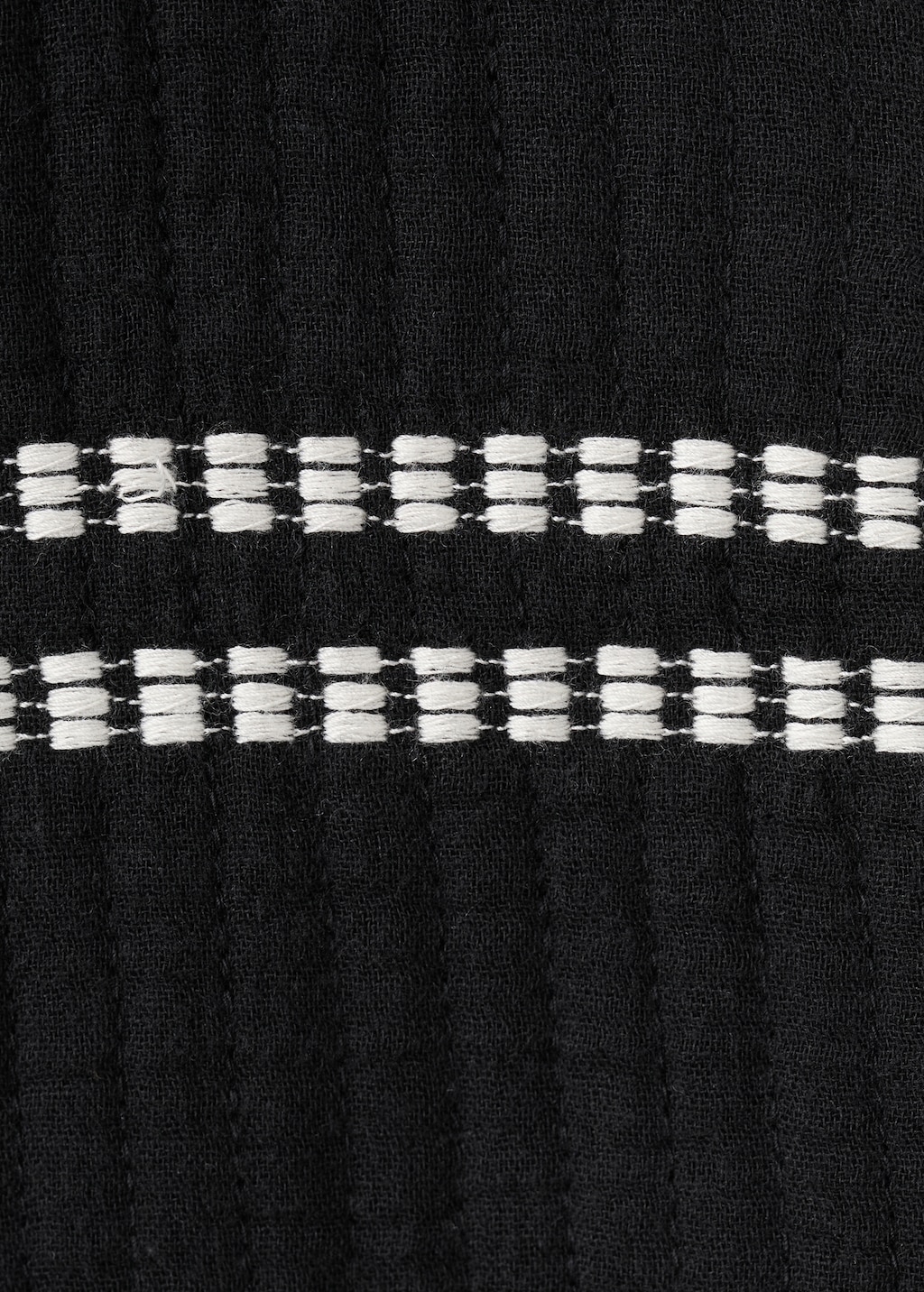 Embroidered vest with belt