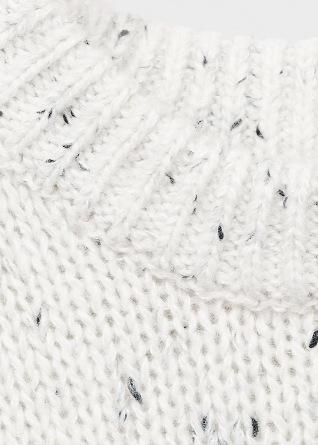 Flecked wool sweater