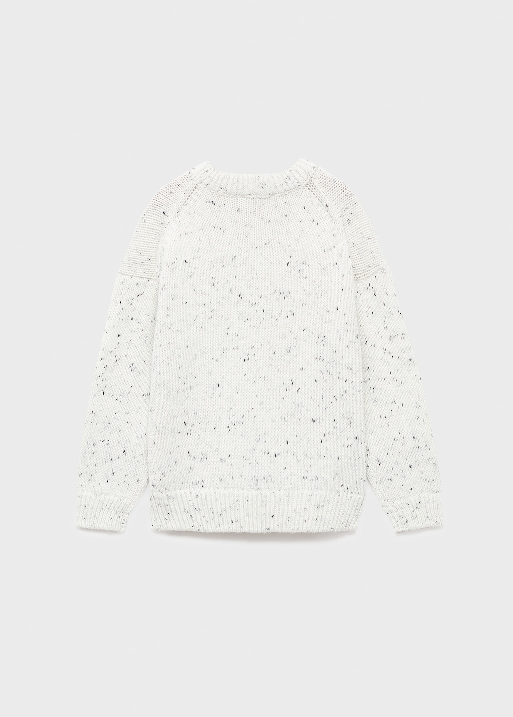 Flecked wool sweater