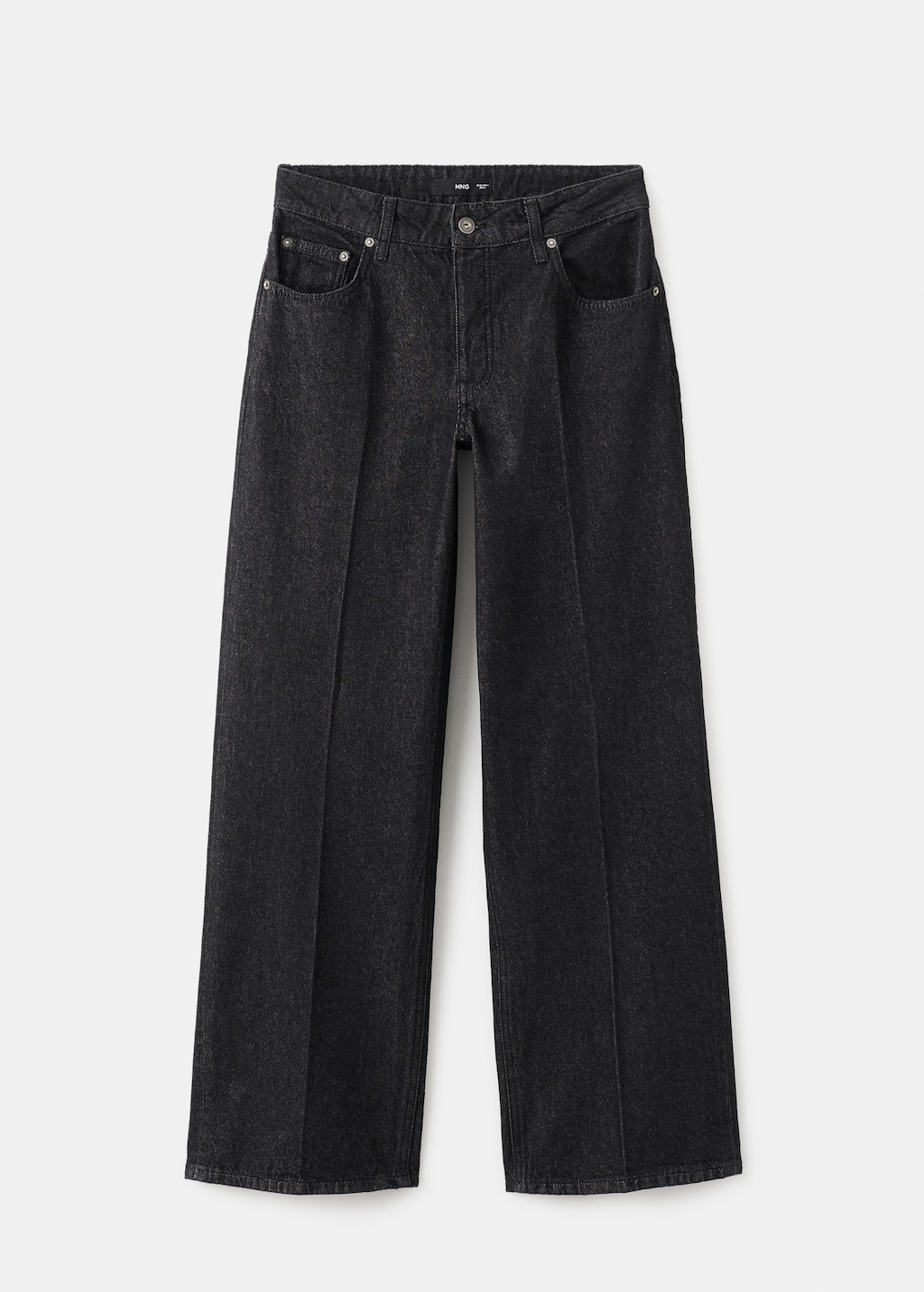 Straight low-waist jeans