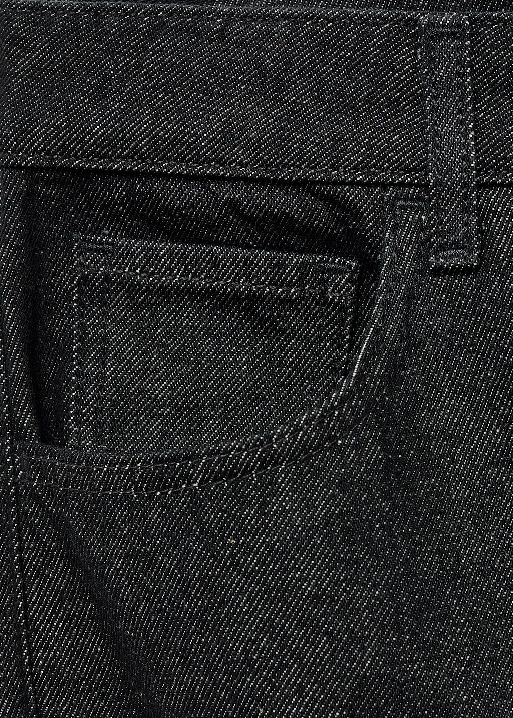 Straight low-waist jeans