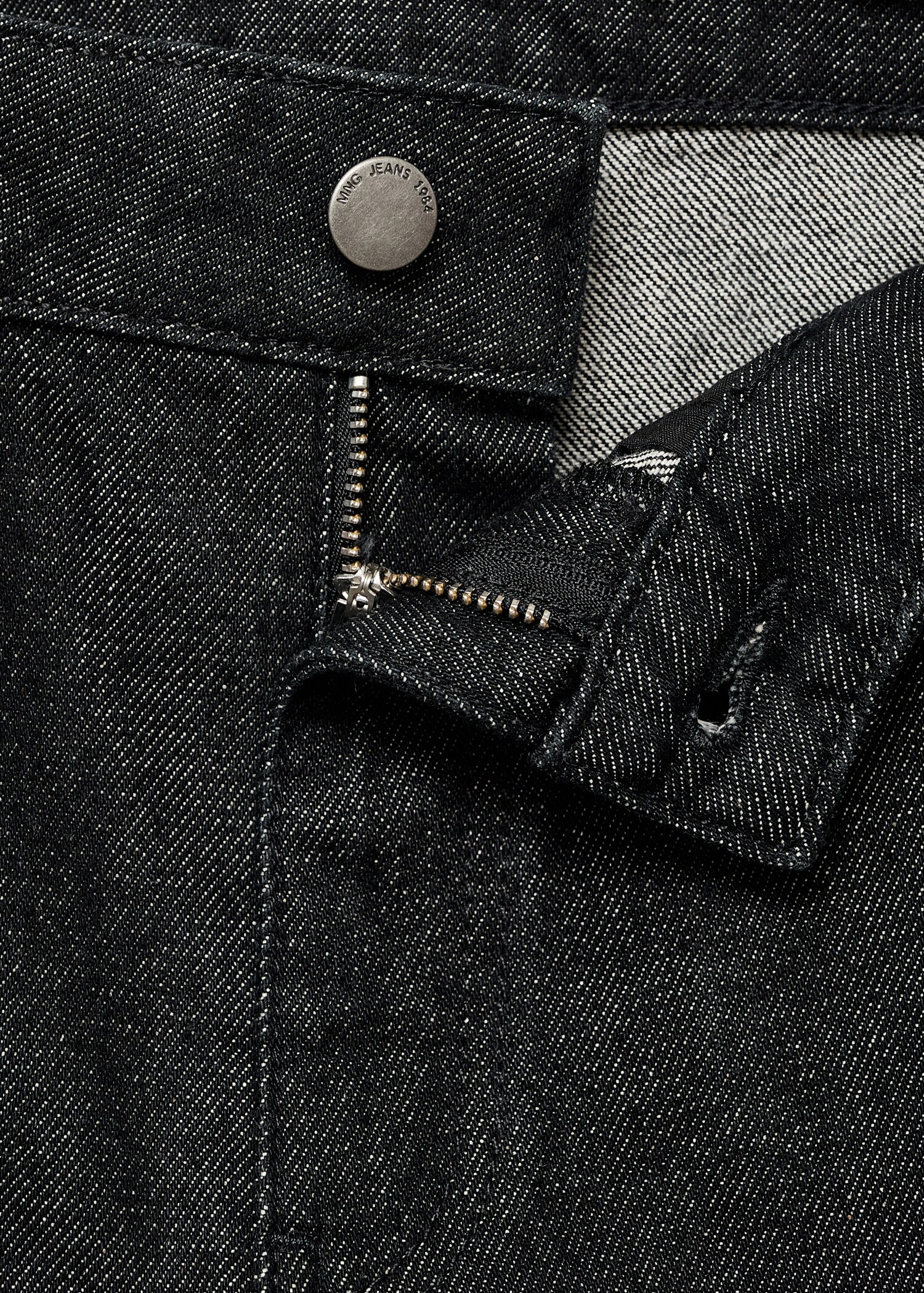 Straight low-waist jeans - Details of the article 8