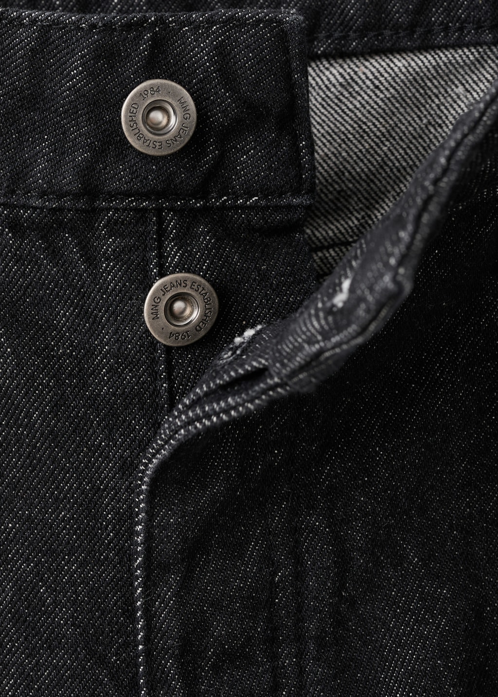 Straight low-waist jeans